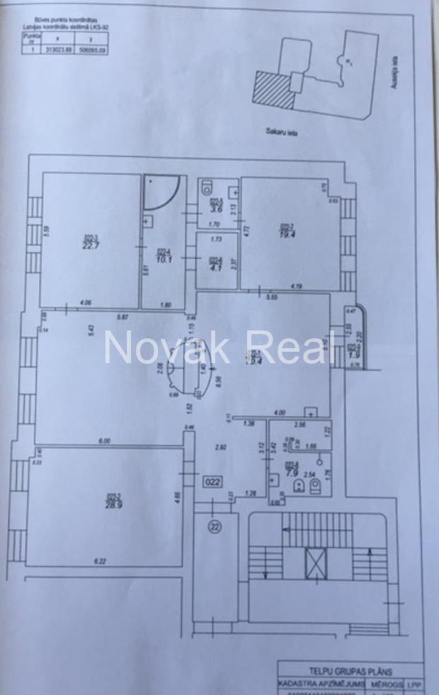 A spacious apartment to rent in a quiet city centre