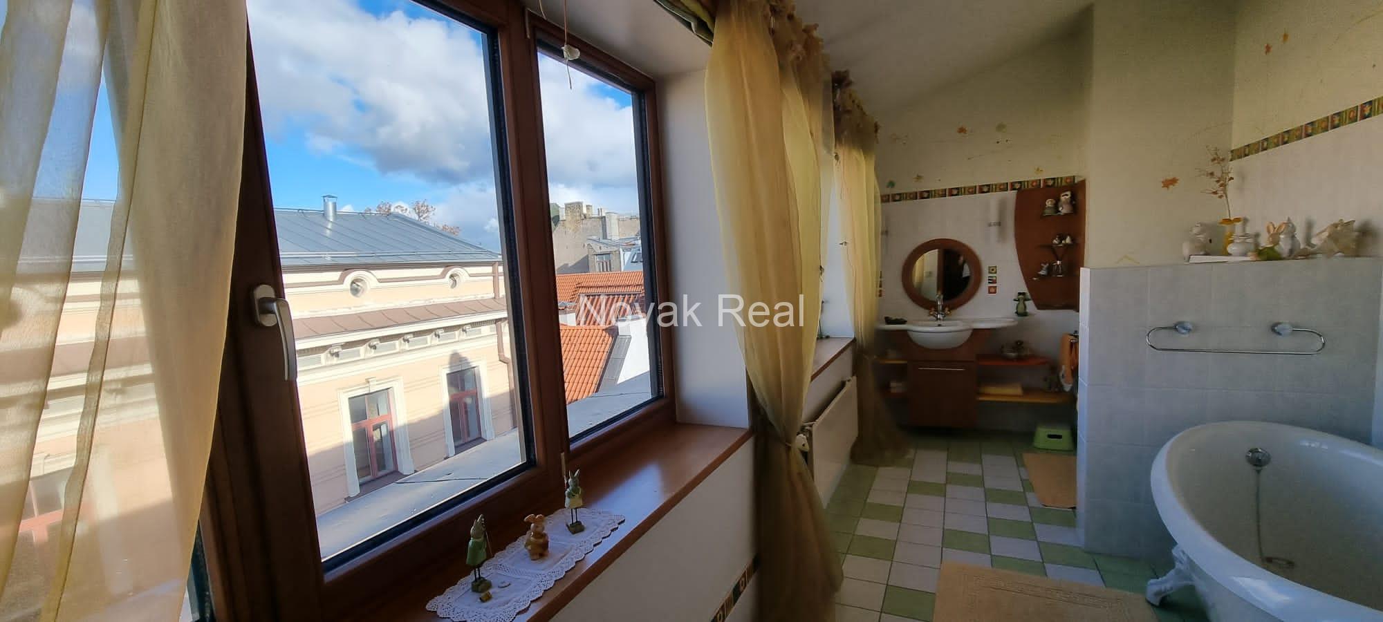 A penthouse of 340 m² in the Old Town is available for long-term rent and for sale