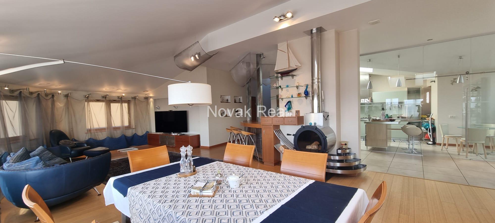 A penthouse of 340 m² in the Old Town is available for long-term rent and for sale