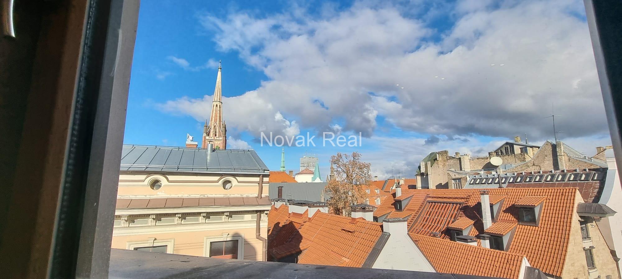 A penthouse of 340 m² in the Old Town is available for long-term rent and for sale
