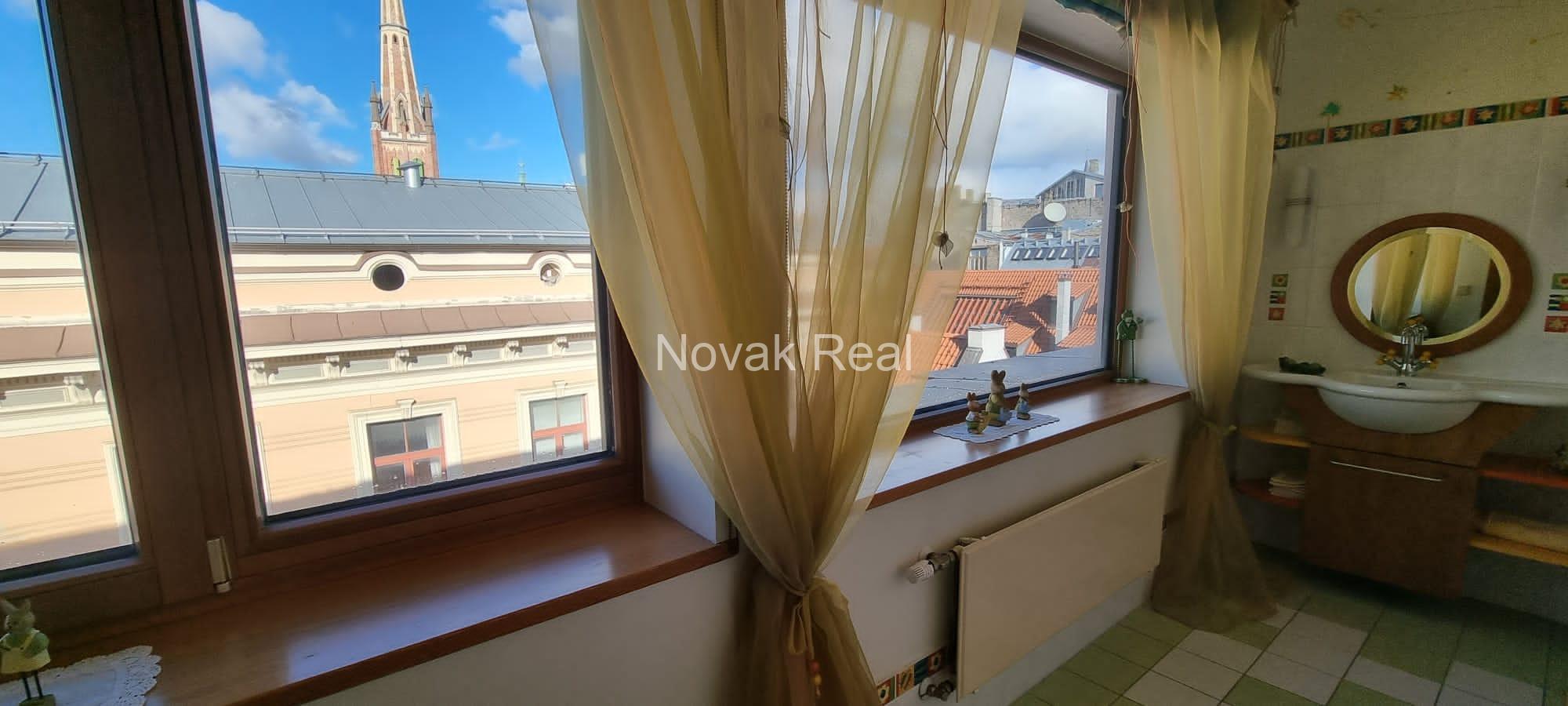 A penthouse of 340 m² in the Old Town is available for long-term rent and for sale