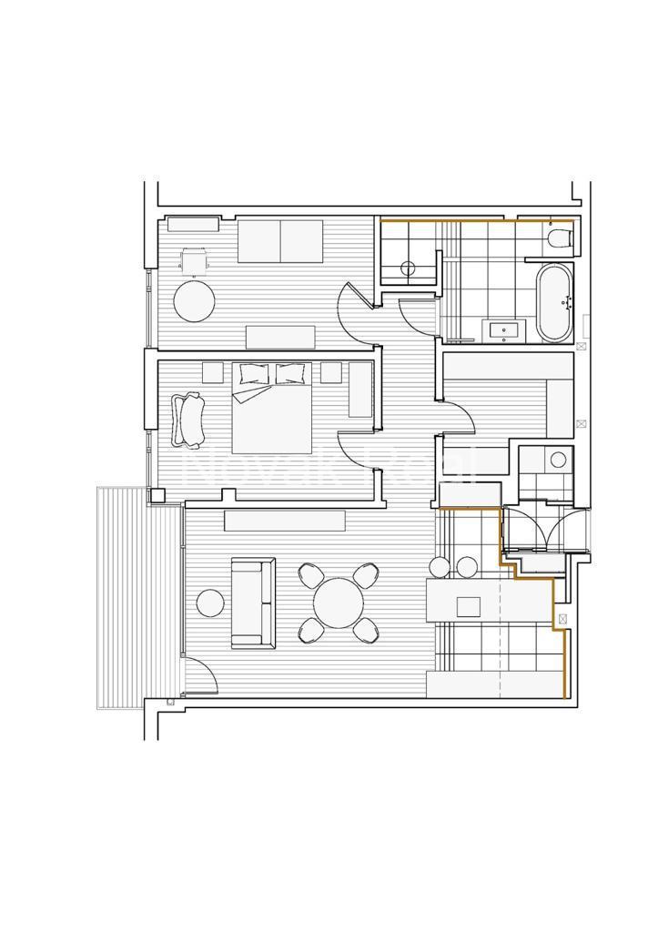 An apartment for rent near the beach, located in the quietest part of Dzintaru Avenue