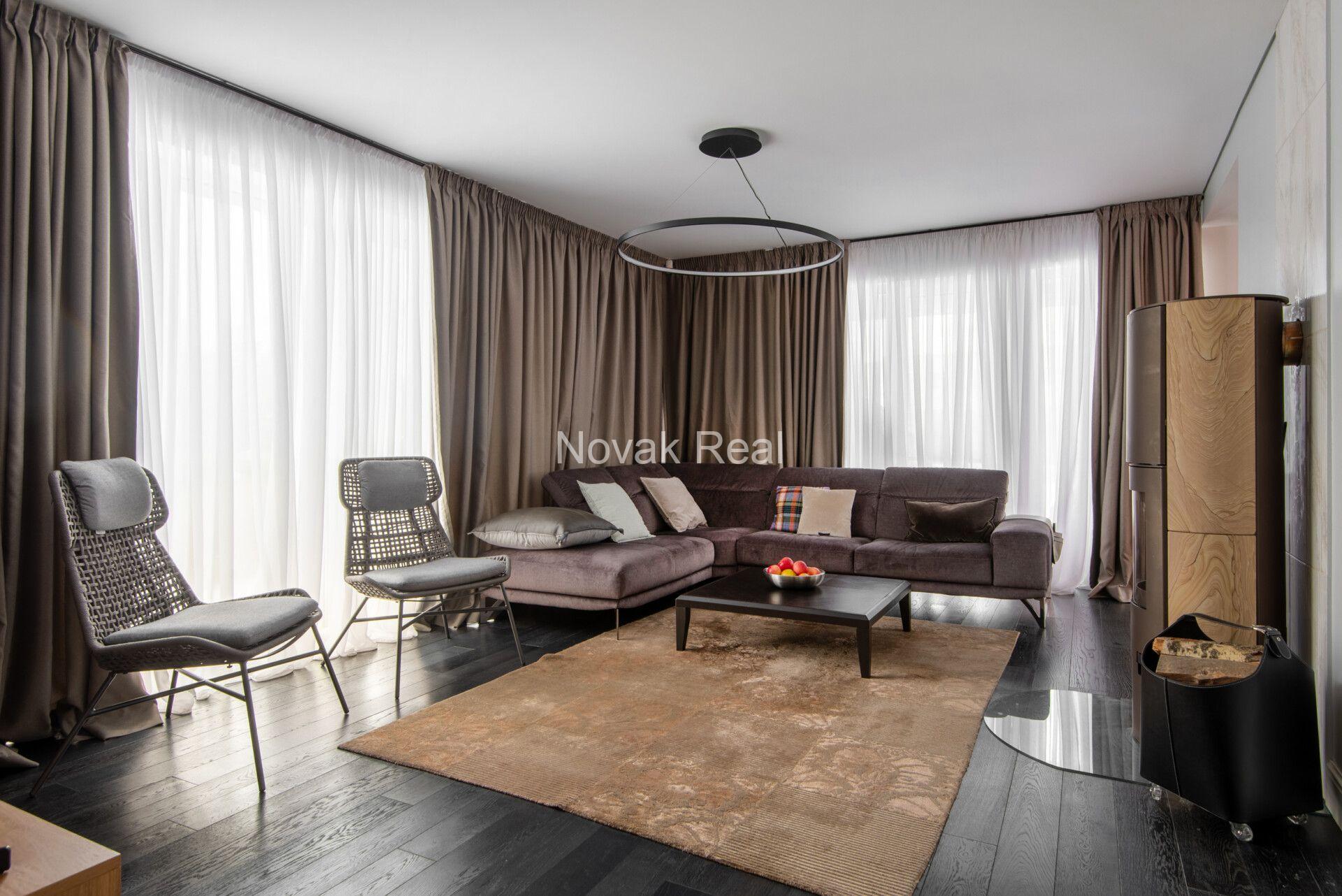 A new stylish house near a lake in Beberbeķi — a very picturesque location