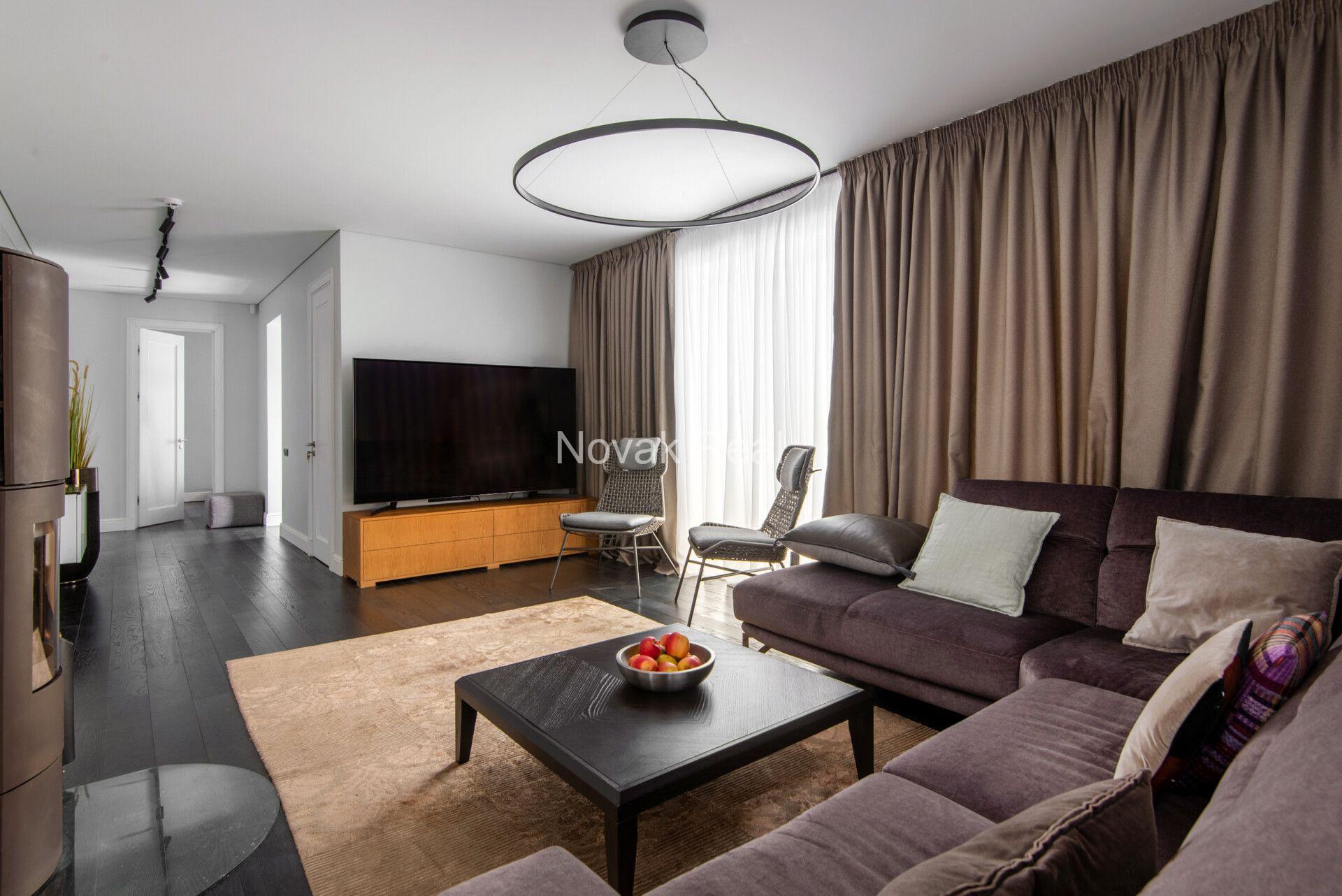 A new stylish house near a lake in Beberbeķi — a very picturesque location