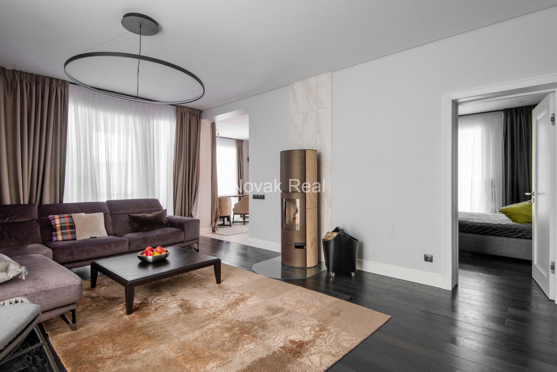 A new stylish house near a lake in Beberbeķi — a very picturesque location