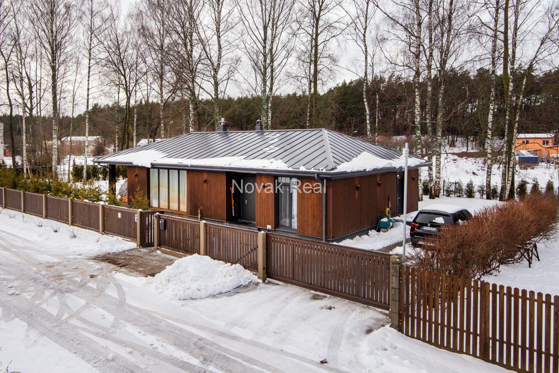 A new stylish house near a lake in Beberbeķi — a very picturesque location