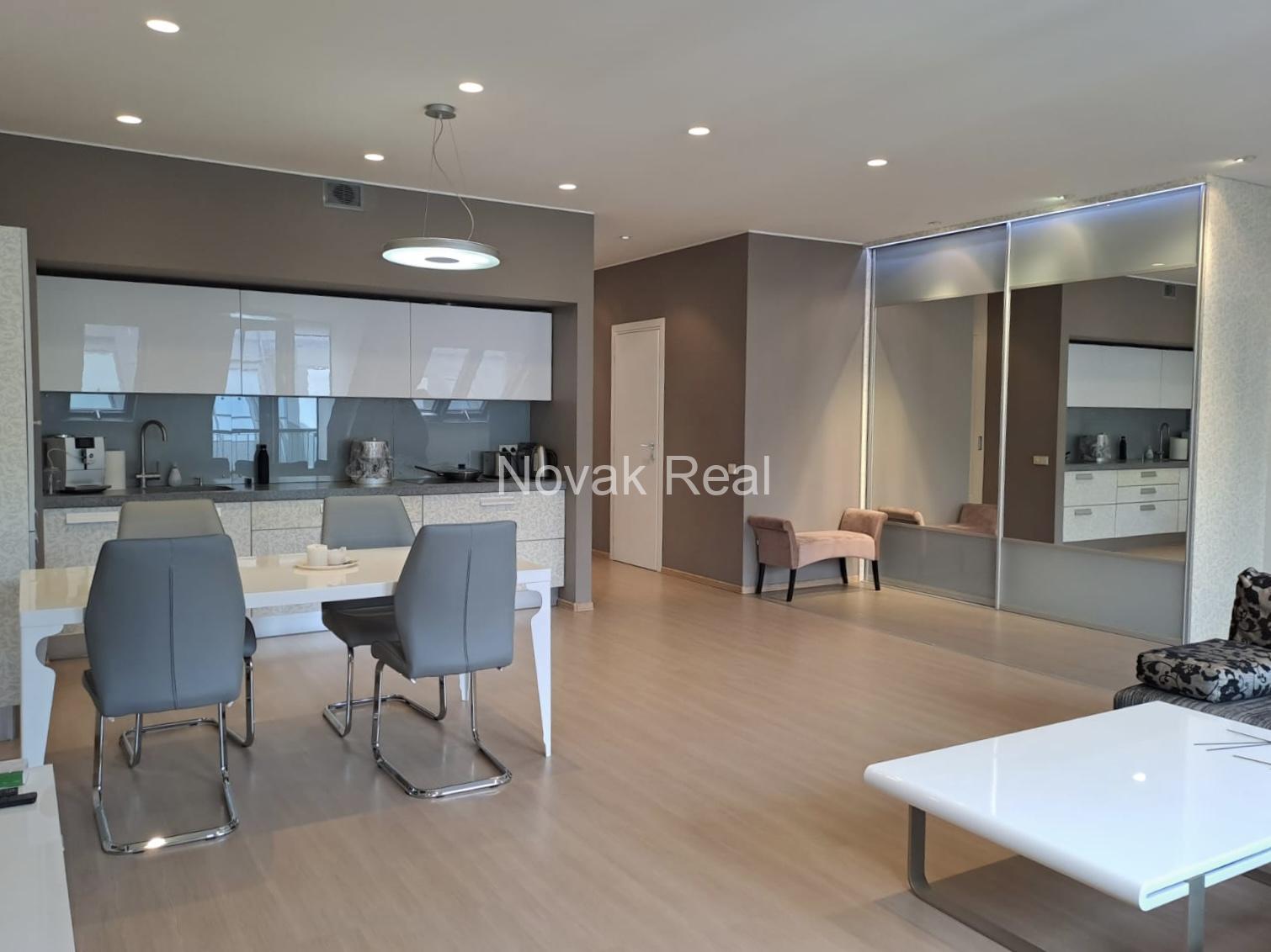 A 3-room apartment for rent in the Quiet city centre, in a new project