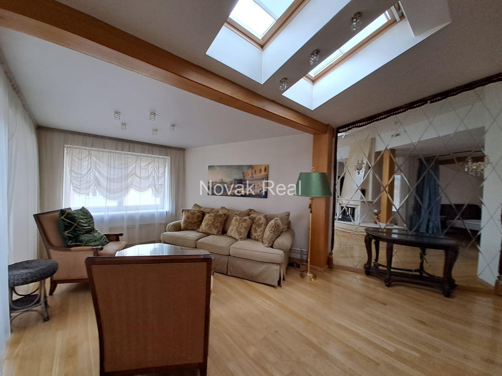 A cozy apartment with a terrace is available for rent in a beautiful building after full renovation