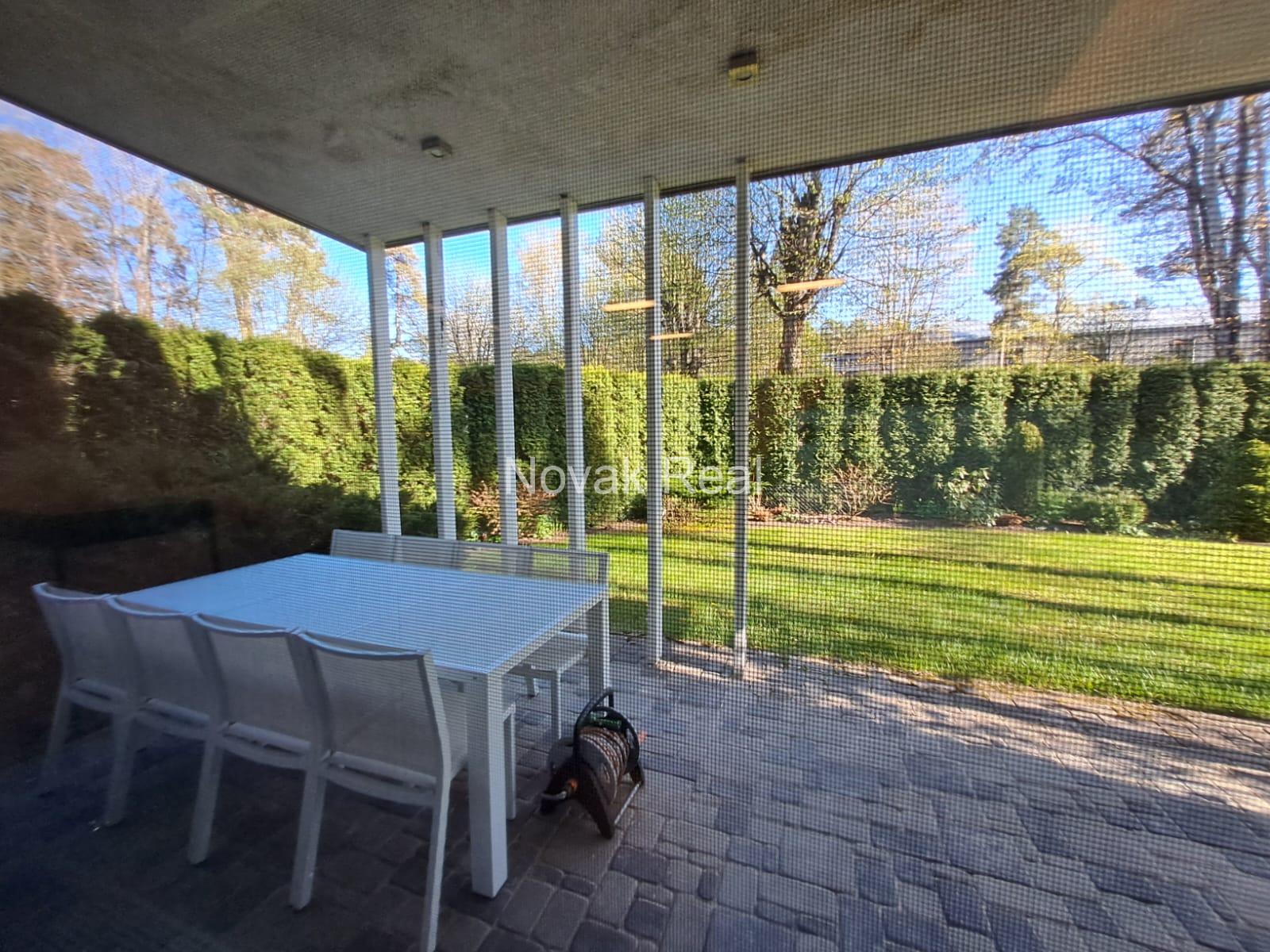 An apartment for rent with its own territory and a large terrace