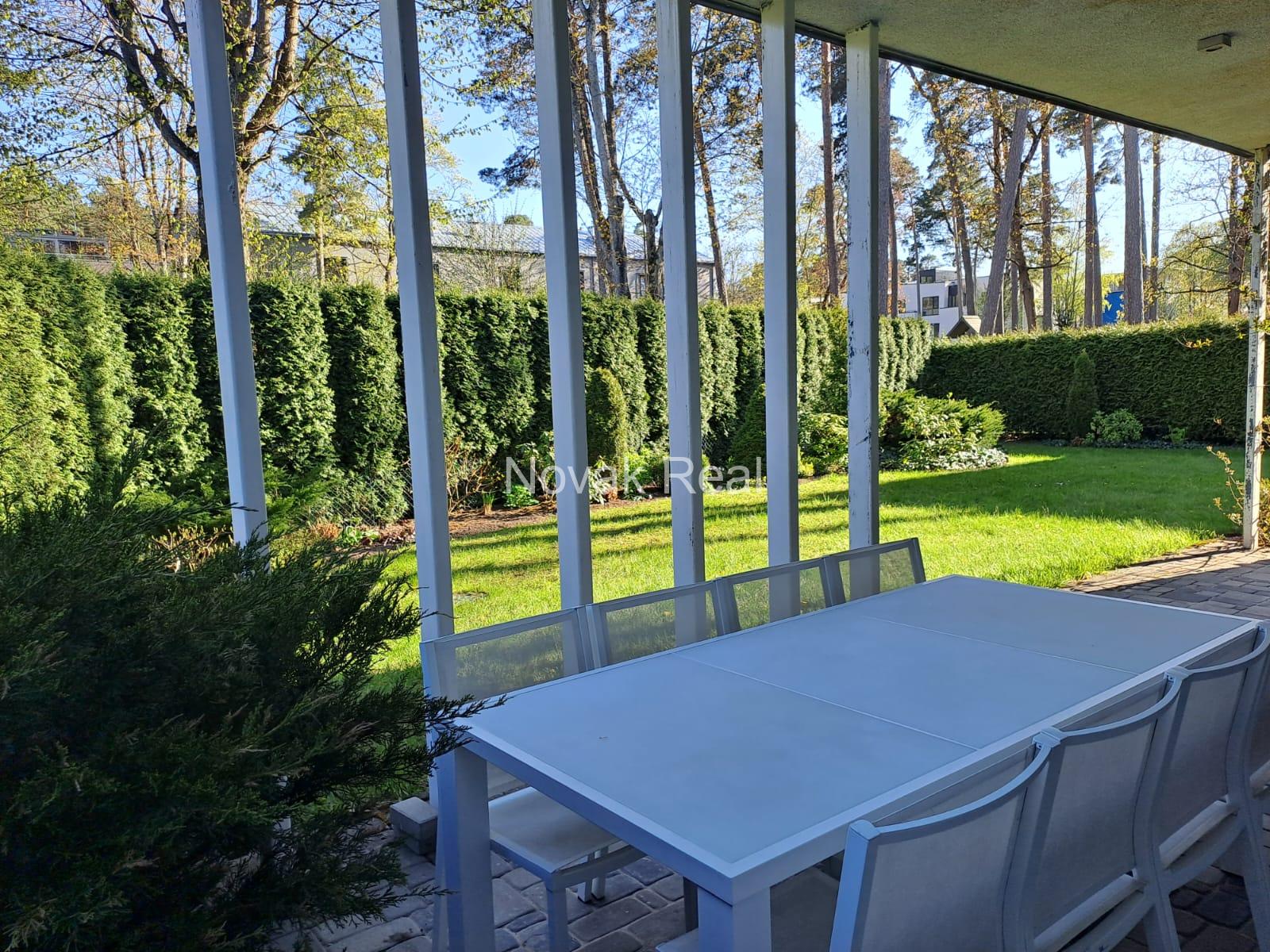An apartment for rent with its own territory and a large terrace