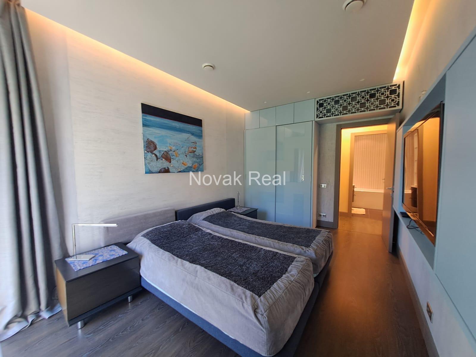 An apartment for rent with its own territory and a large terrace
