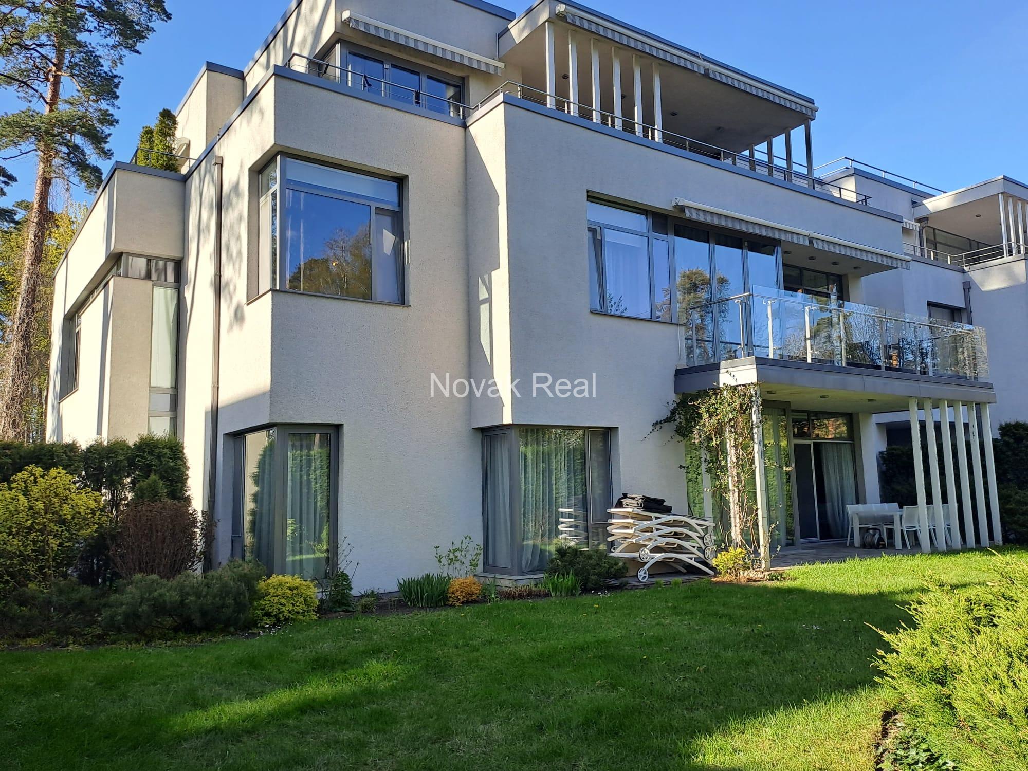 An apartment for rent with its own territory and a large terrace