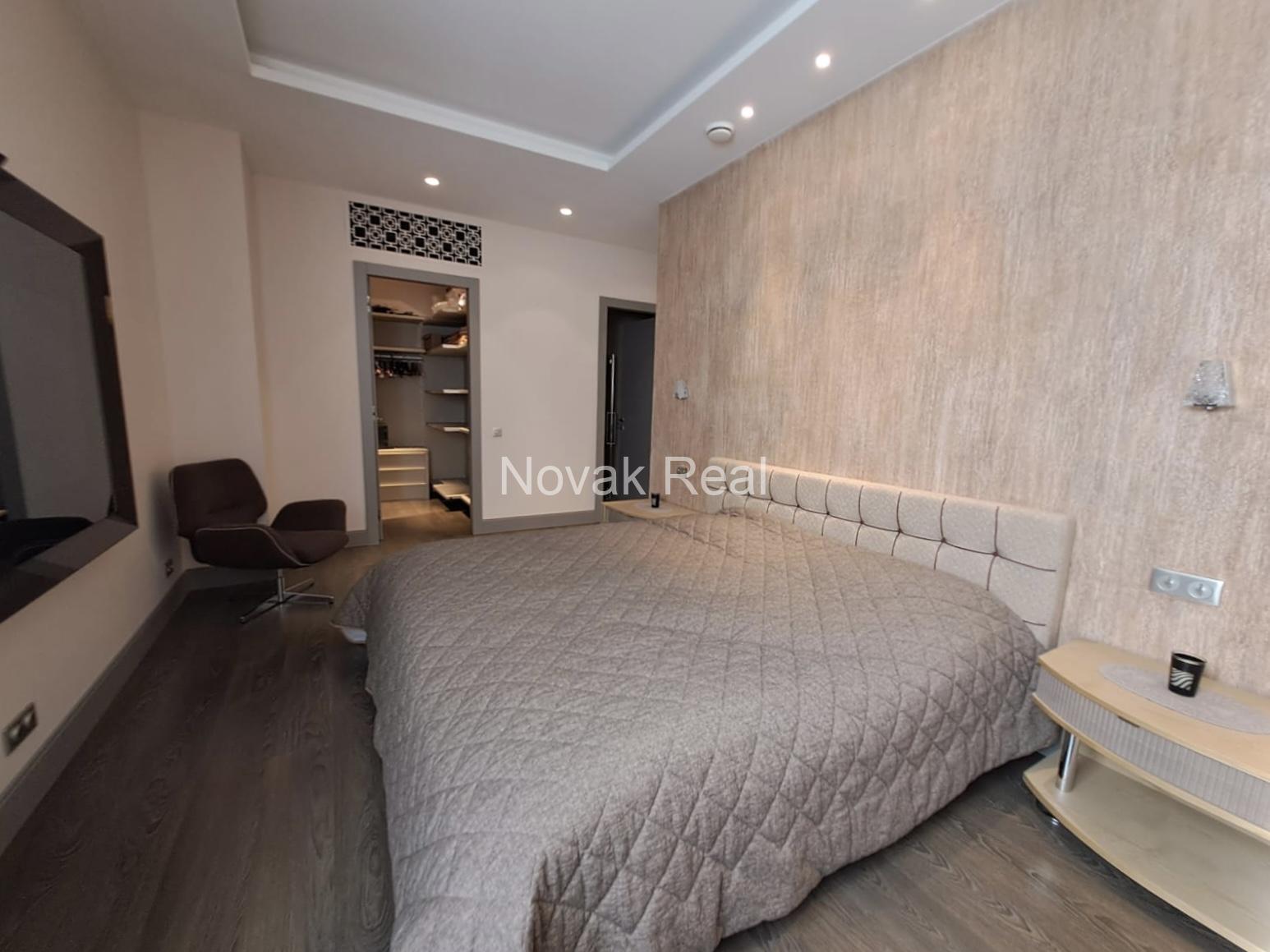 An apartment for rent with its own territory and a large terrace