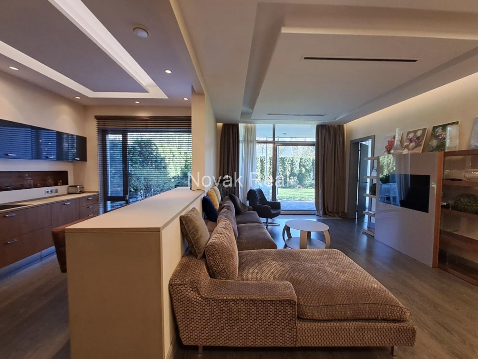 An apartment for rent with its own territory and a large terrace