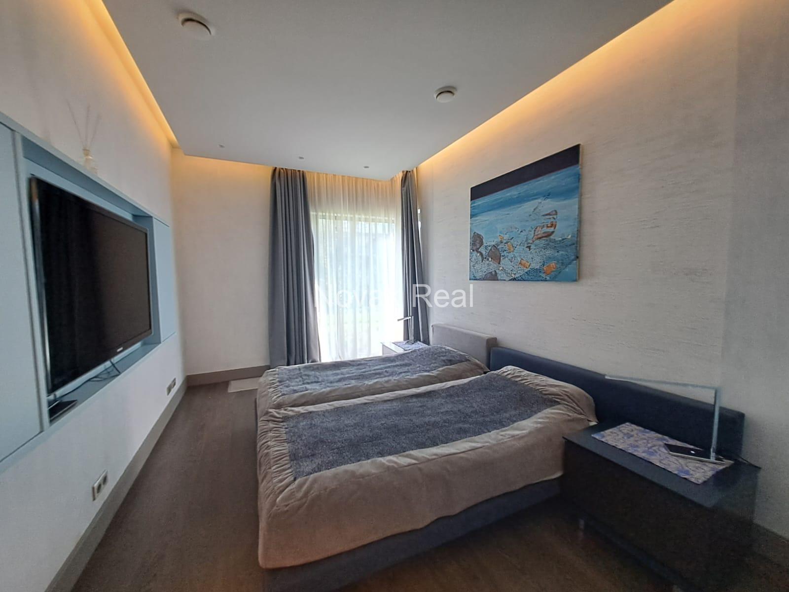An apartment for rent with its own territory and a large terrace