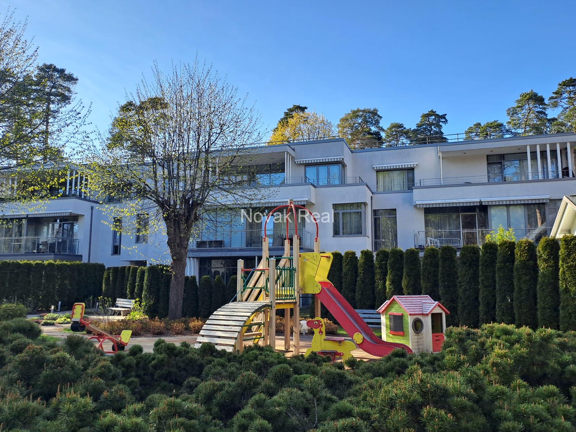 An apartment for rent with its own territory and a large terrace