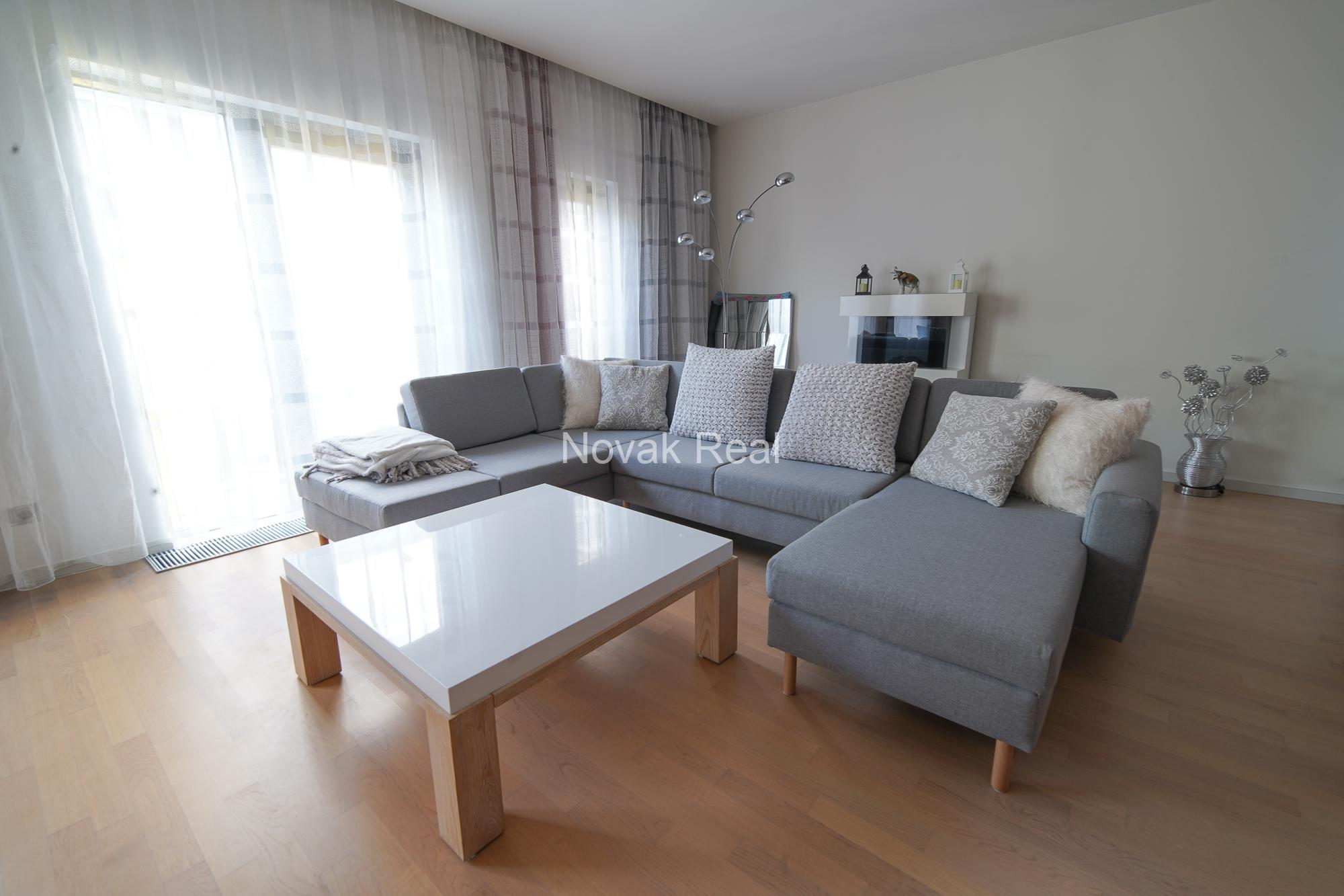 A 3-room apartment is available to rent in the Quiet city centre, in a new project
