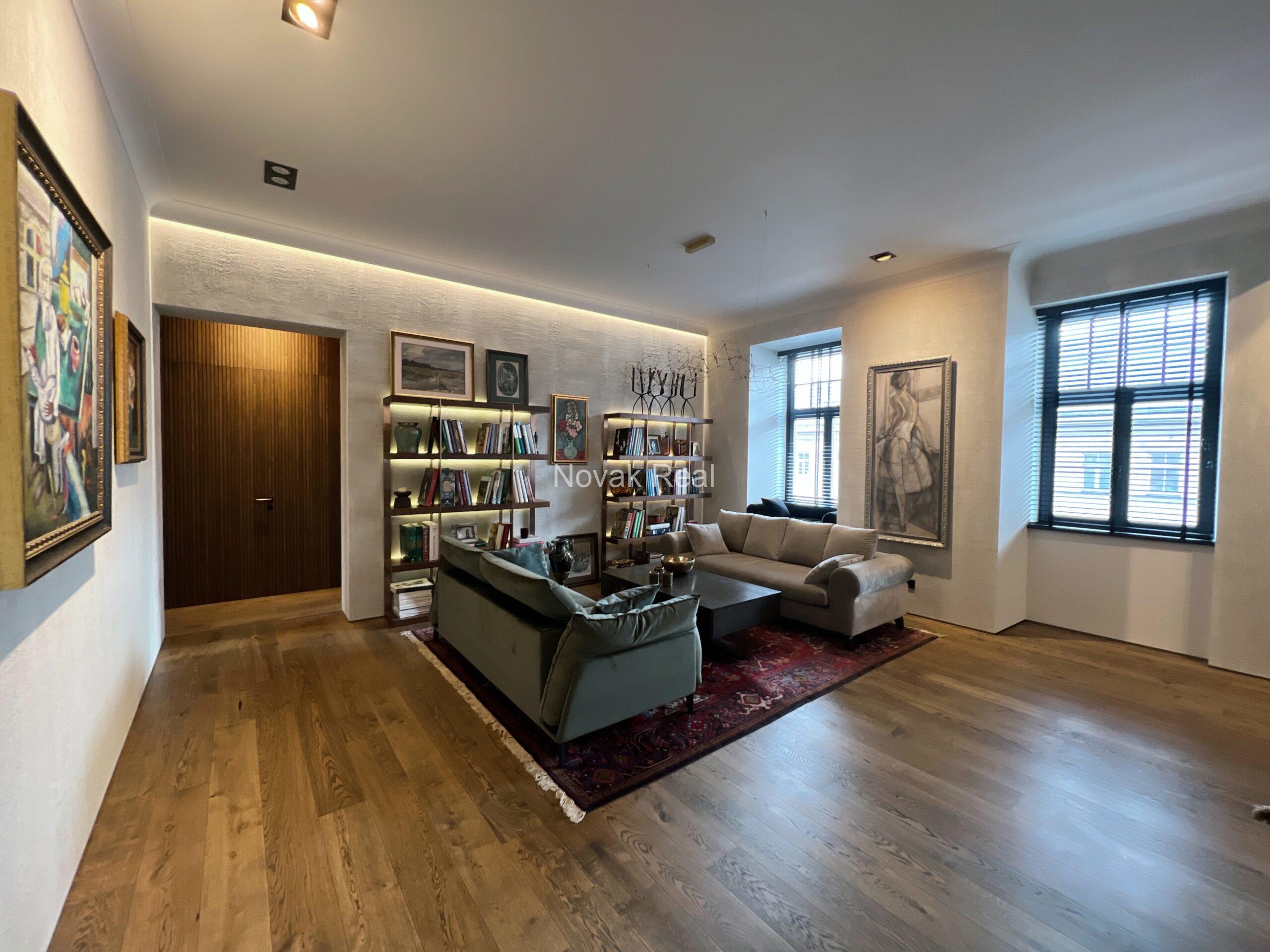 In the Quiet City Centre on the Ausekļa street 5, an excellent penthouse of 230 sq.m. is for sale