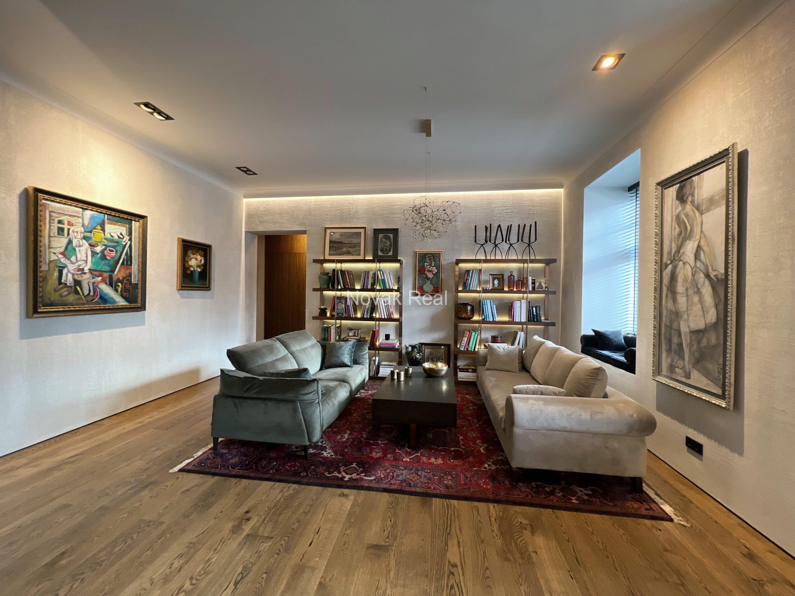 In the Quiet City Centre on the Ausekļa street 5, an excellent penthouse of 230 sq.m. is for sale