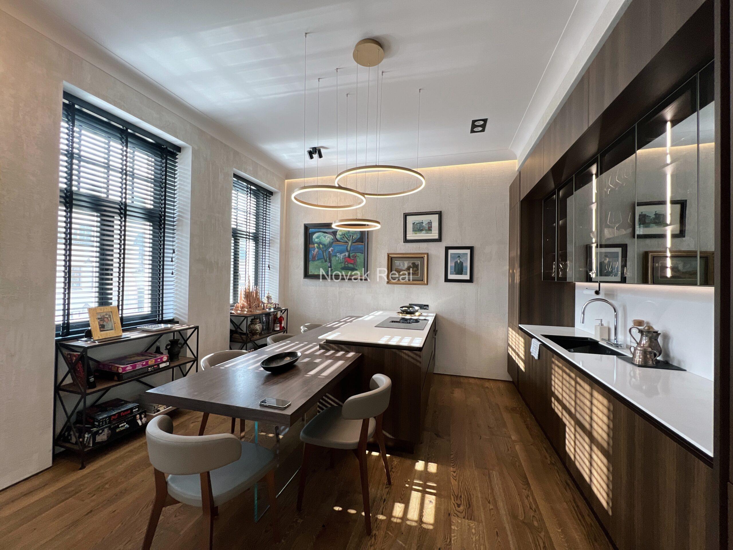 In the Quiet City Centre on the Ausekļa street 5, an excellent penthouse of 230 sq.m. is for sale