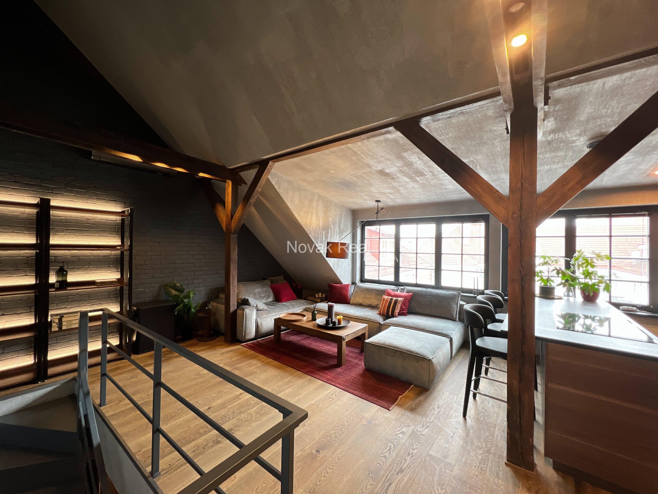 In the Quiet City Centre on the Ausekļa street 5, an excellent penthouse of 230 sq.m. is for sale