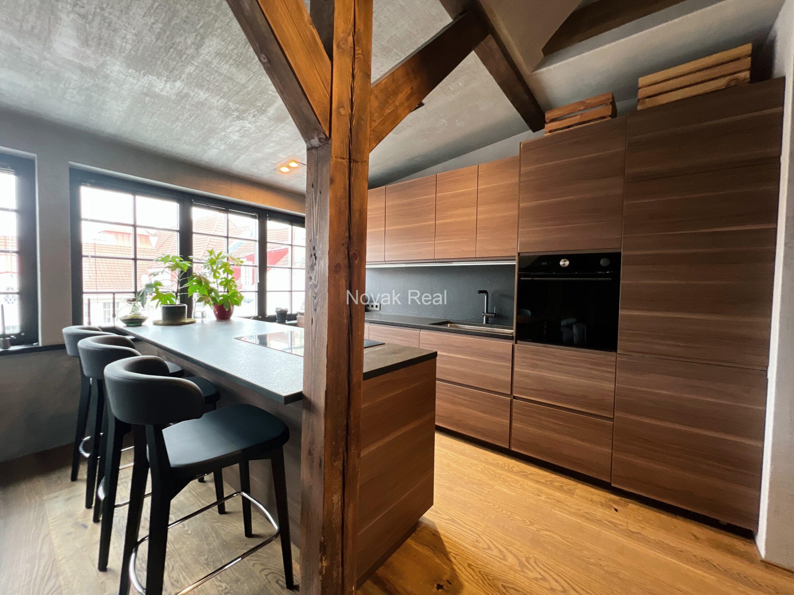 In the Quiet City Centre on the Ausekļa street 5, an excellent penthouse of 230 sq.m. is for sale