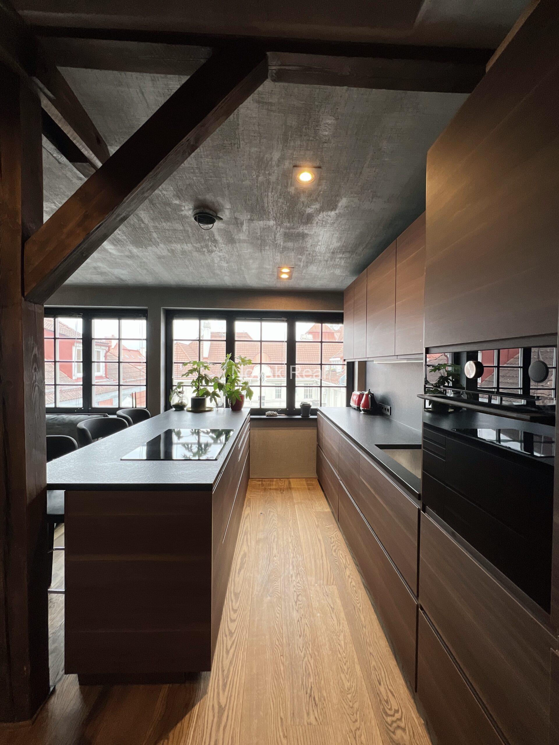 In the Quiet City Centre on the Ausekļa street 5, an excellent penthouse of 230 sq.m. is for sale