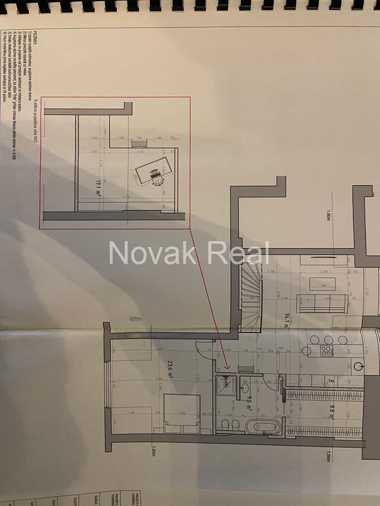 In the Quiet City Centre on the Ausekļa street 5, an excellent penthouse of 230 sq.m. is for sale