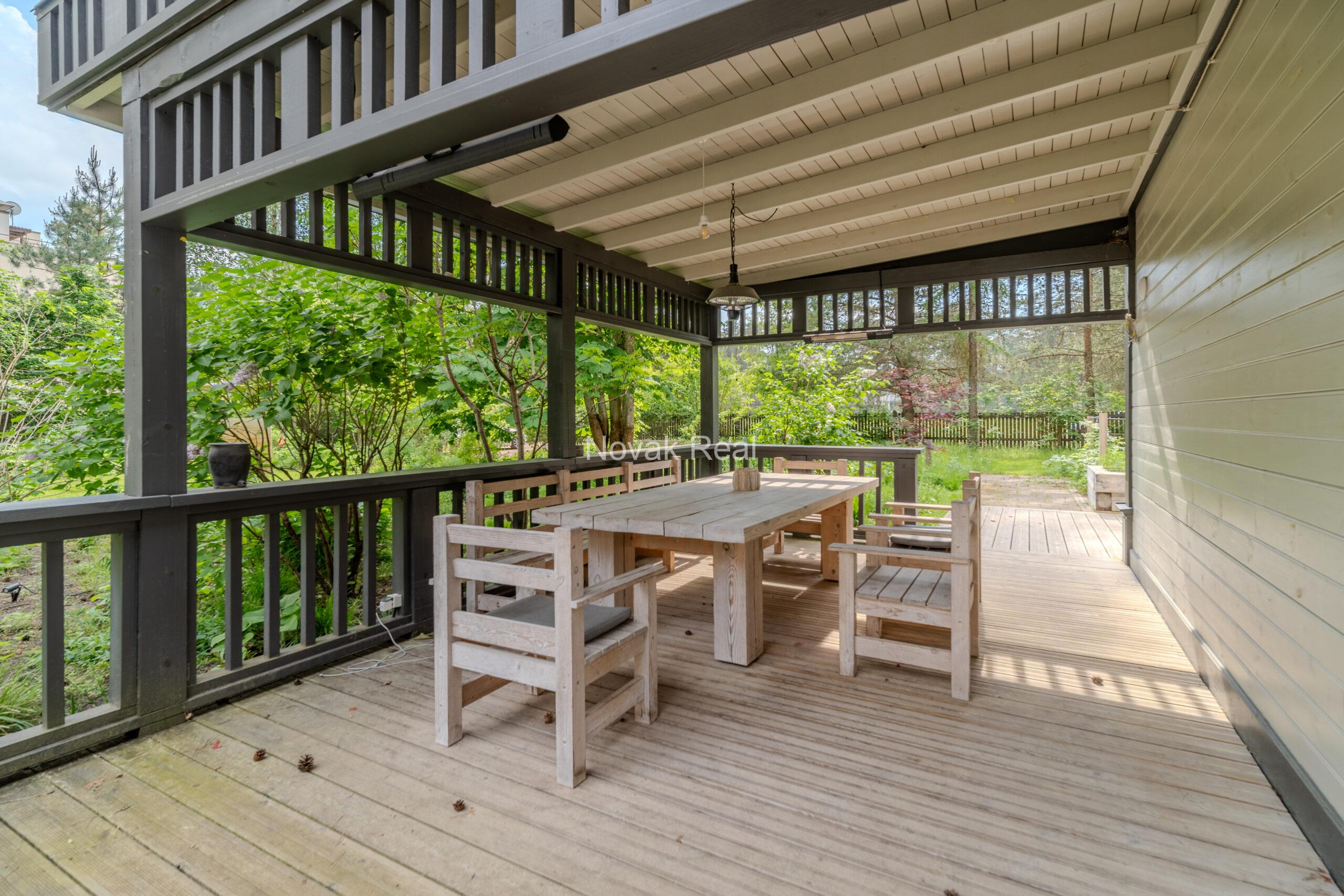 An elegant newly built villa is offered for sale in Jurmala, Lielupe, located near the sea and Ragakāpa Nature Park