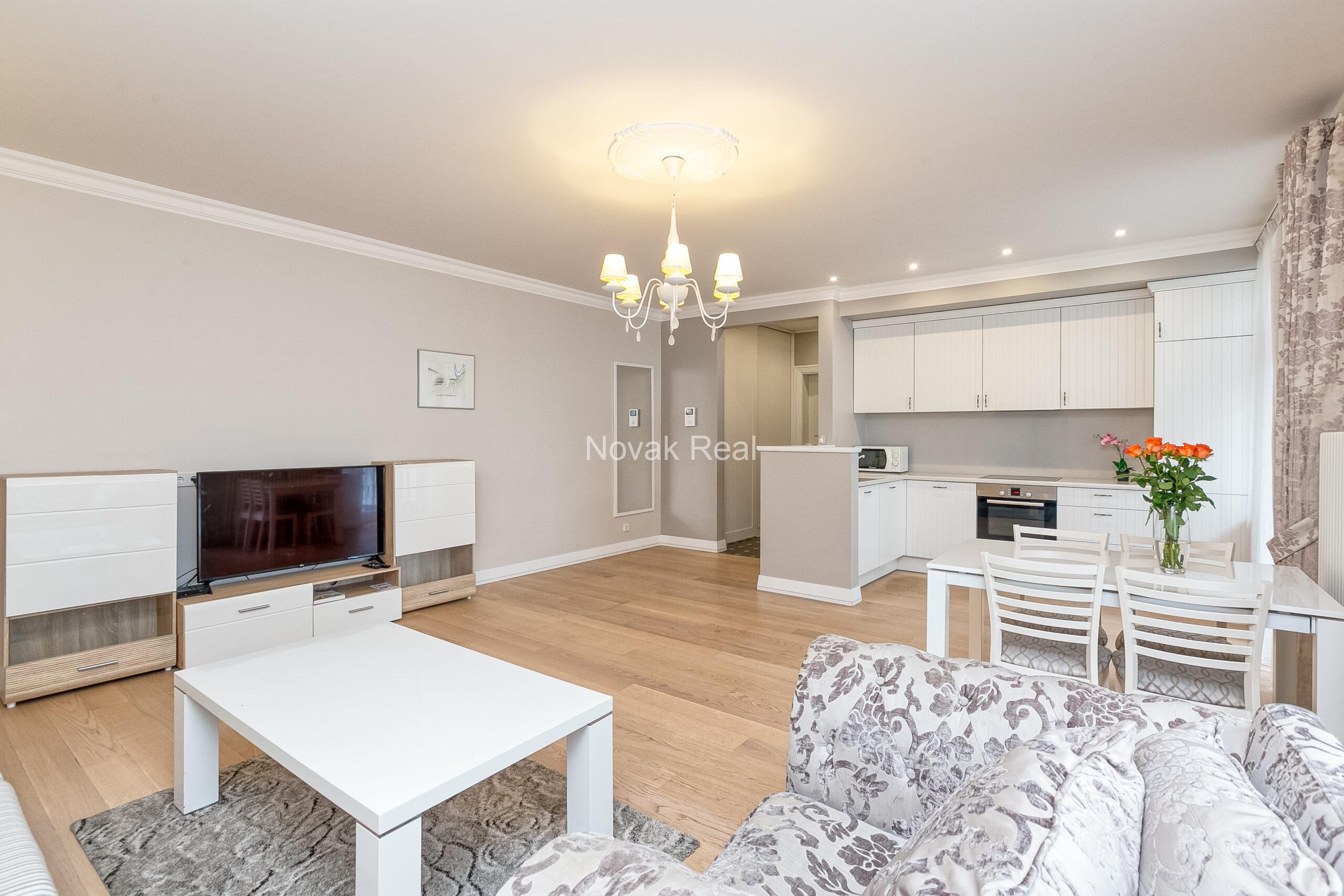 A bright and quiet apartment is available for rent in the Quiet Centre