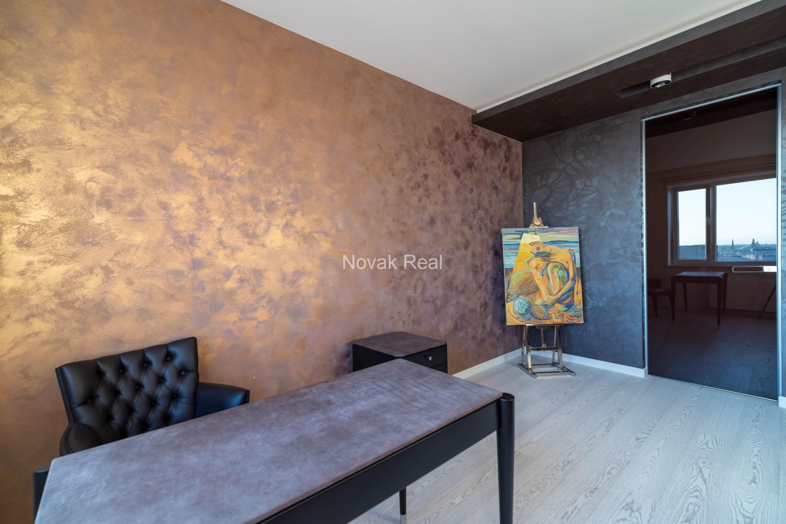 In the center of Riga, in the new modern project “Skanstes virsotnes” a designer sunny apartment is for rent