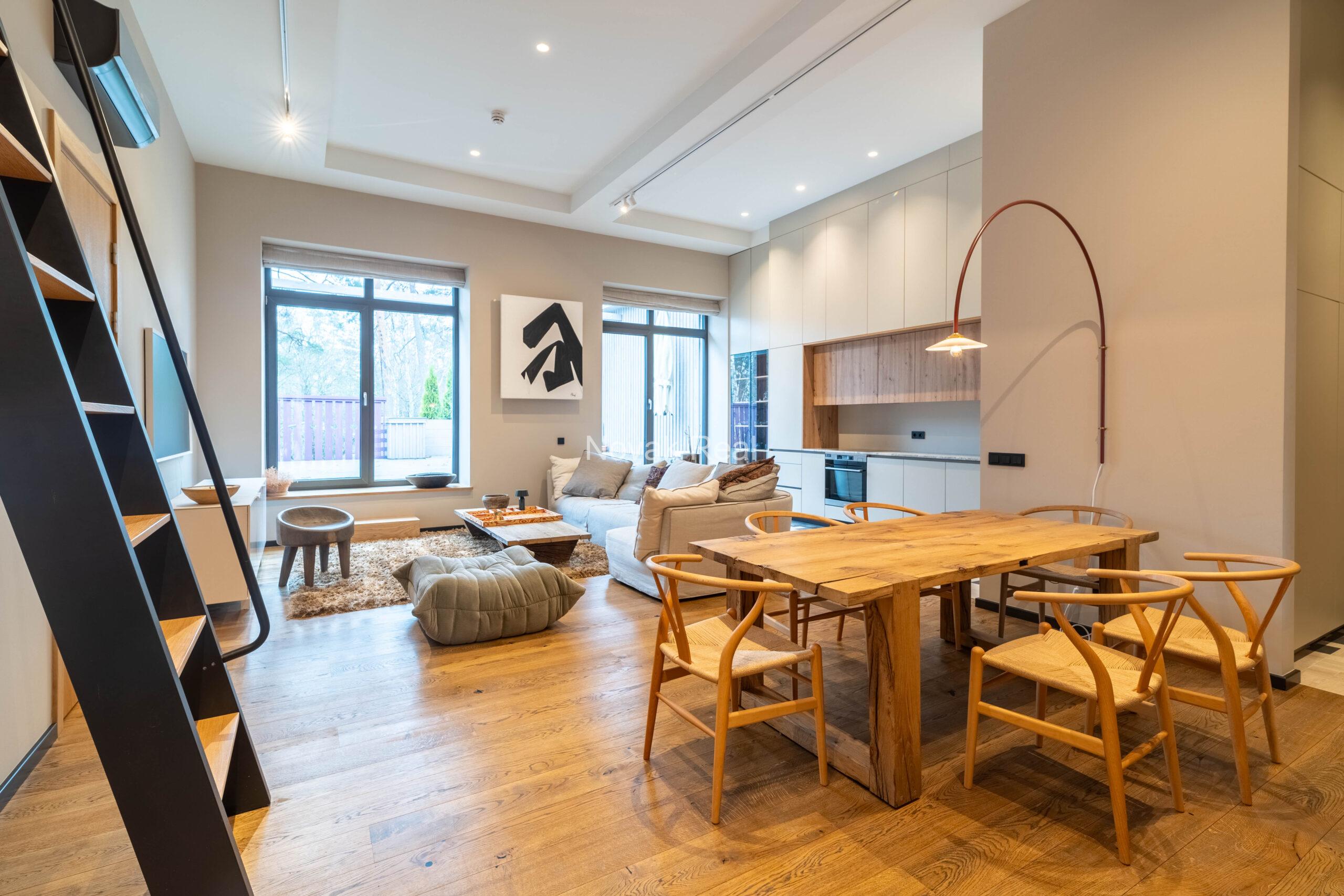 New apartments and lofts are offered for sale in Jūrmala, Dzintari, at Mežaparka prospekts 10
