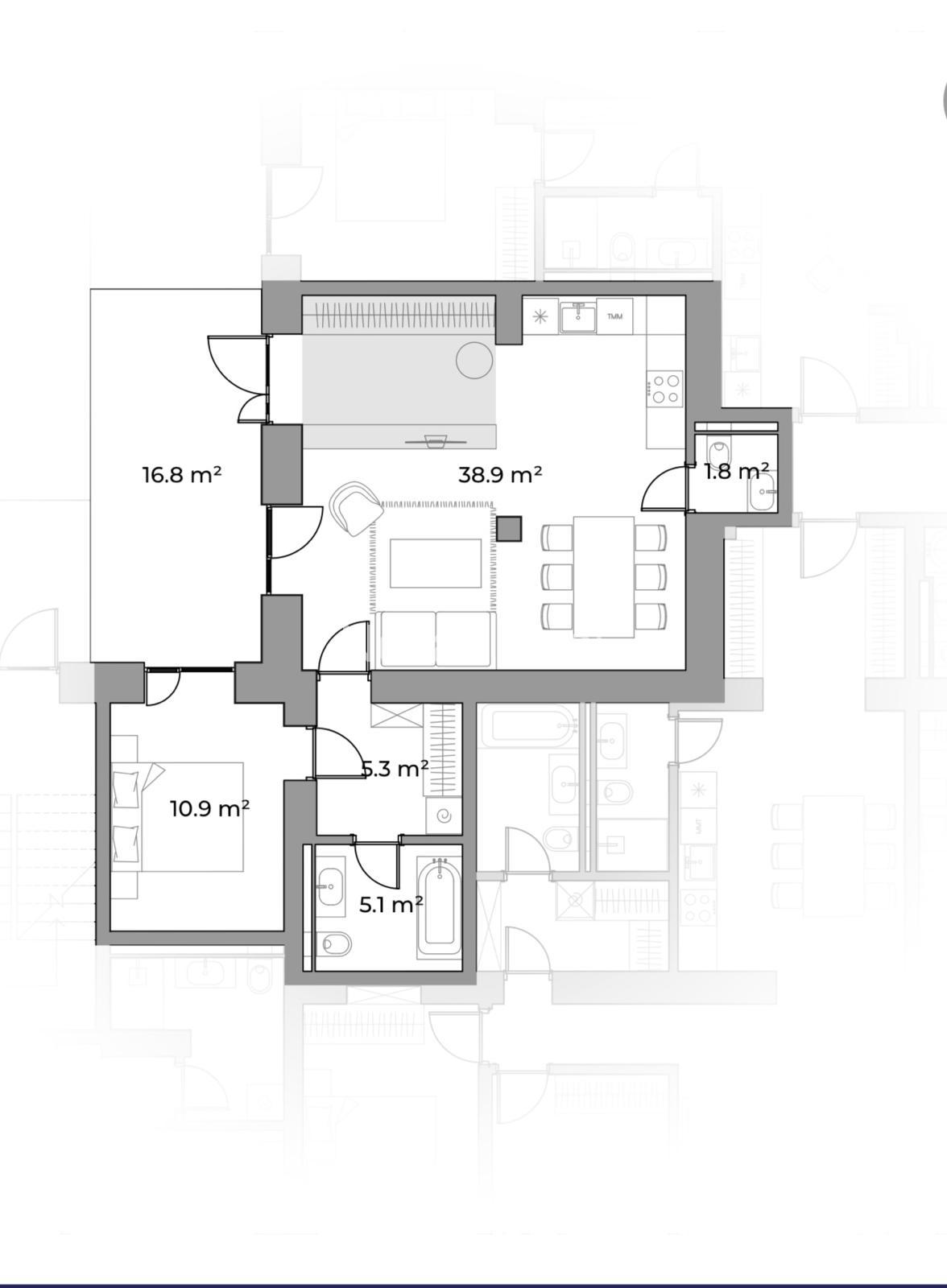 New apartments and lofts are offered for sale in Jūrmala, Dzintari, at Mežaparka prospekts 10