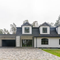 In a quiet part of Jurmala, surrounded by a pine forest, a completely ...