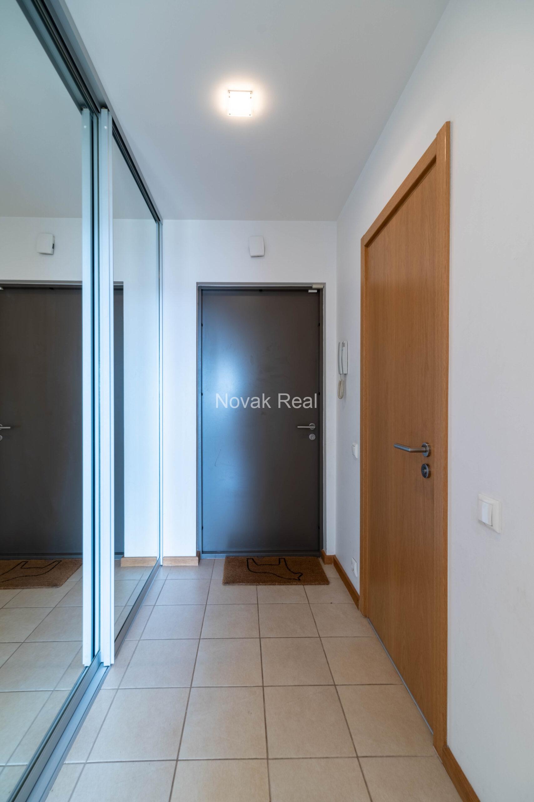 A 3-room apartment with excellent views of the city is for rent on the 21st floor of the “Skanstes Virsotnes” project