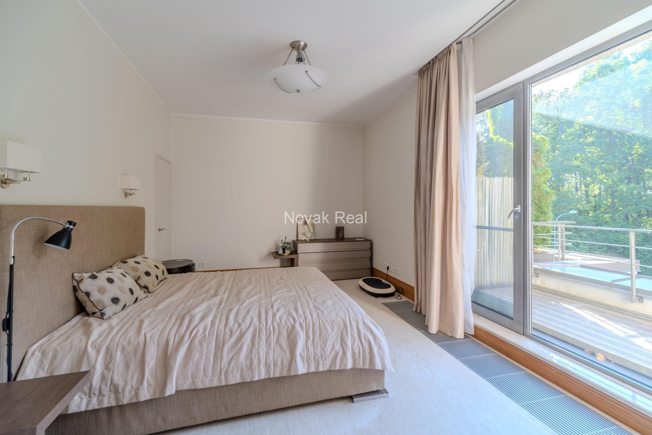 A 3-bedroom apartment is available for rent on the first line by the sea