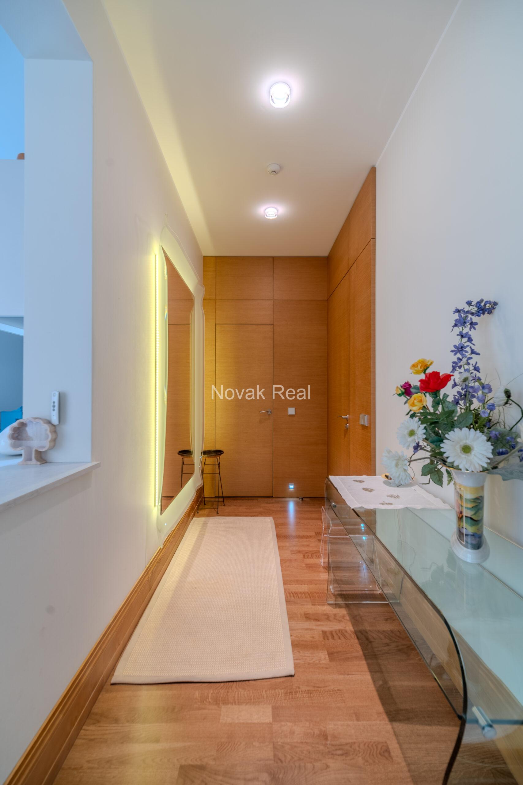 A 3-bedroom apartment is available for rent on the first line by the sea