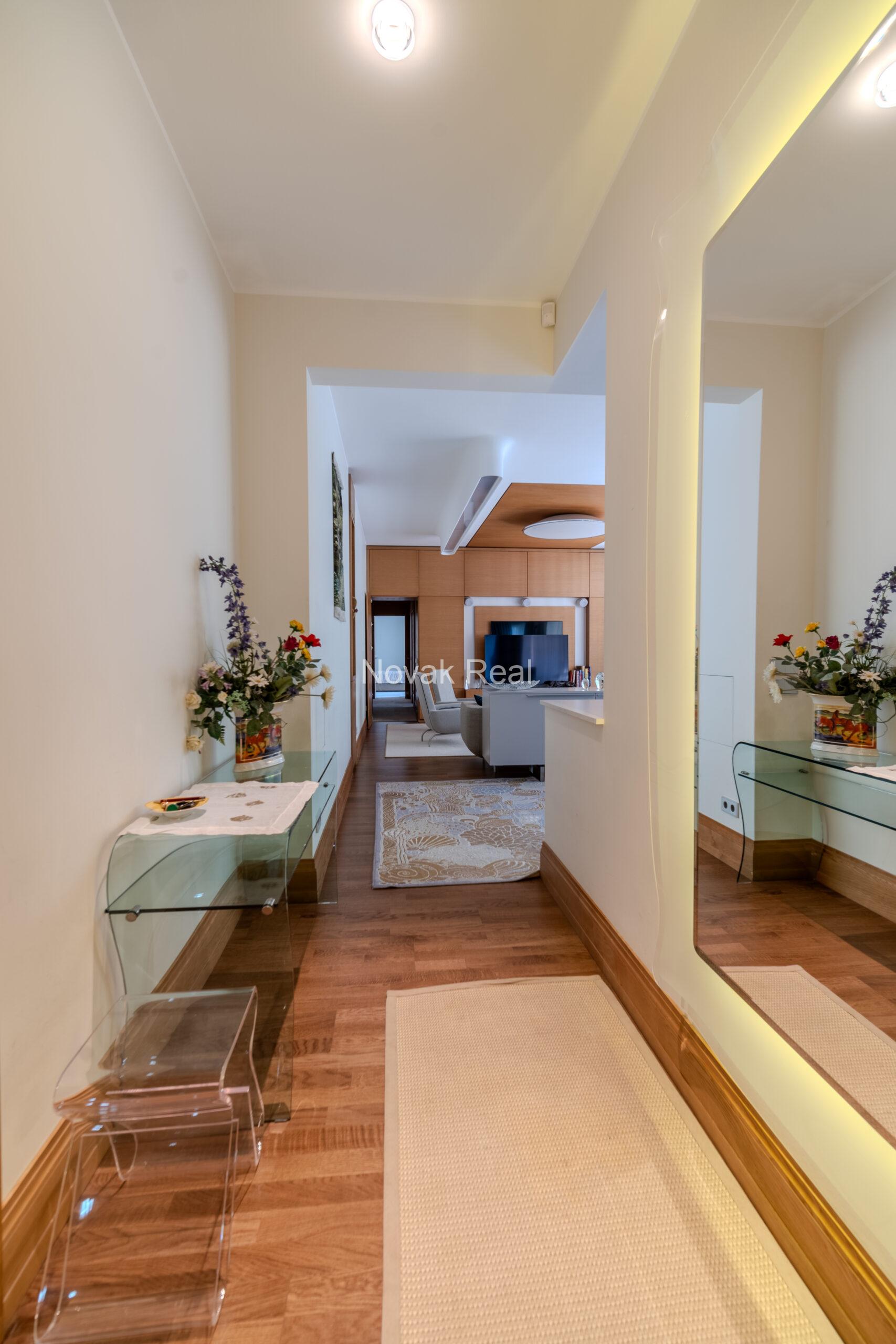 A 3-bedroom apartment is available for rent on the first line by the sea