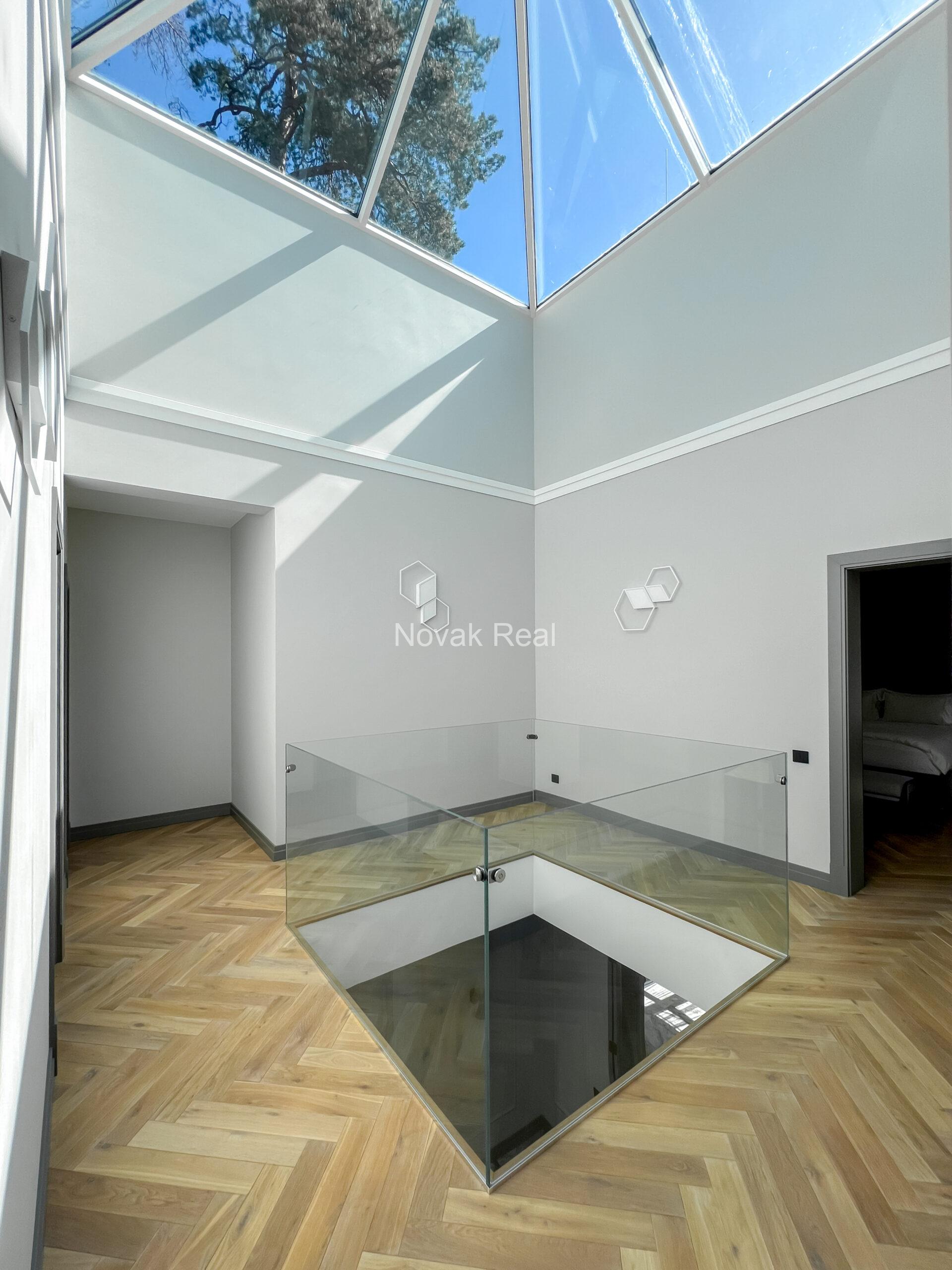 A new five-bedroom house is available for long-term rent in a quiet part of Jūrmala, close to the sea