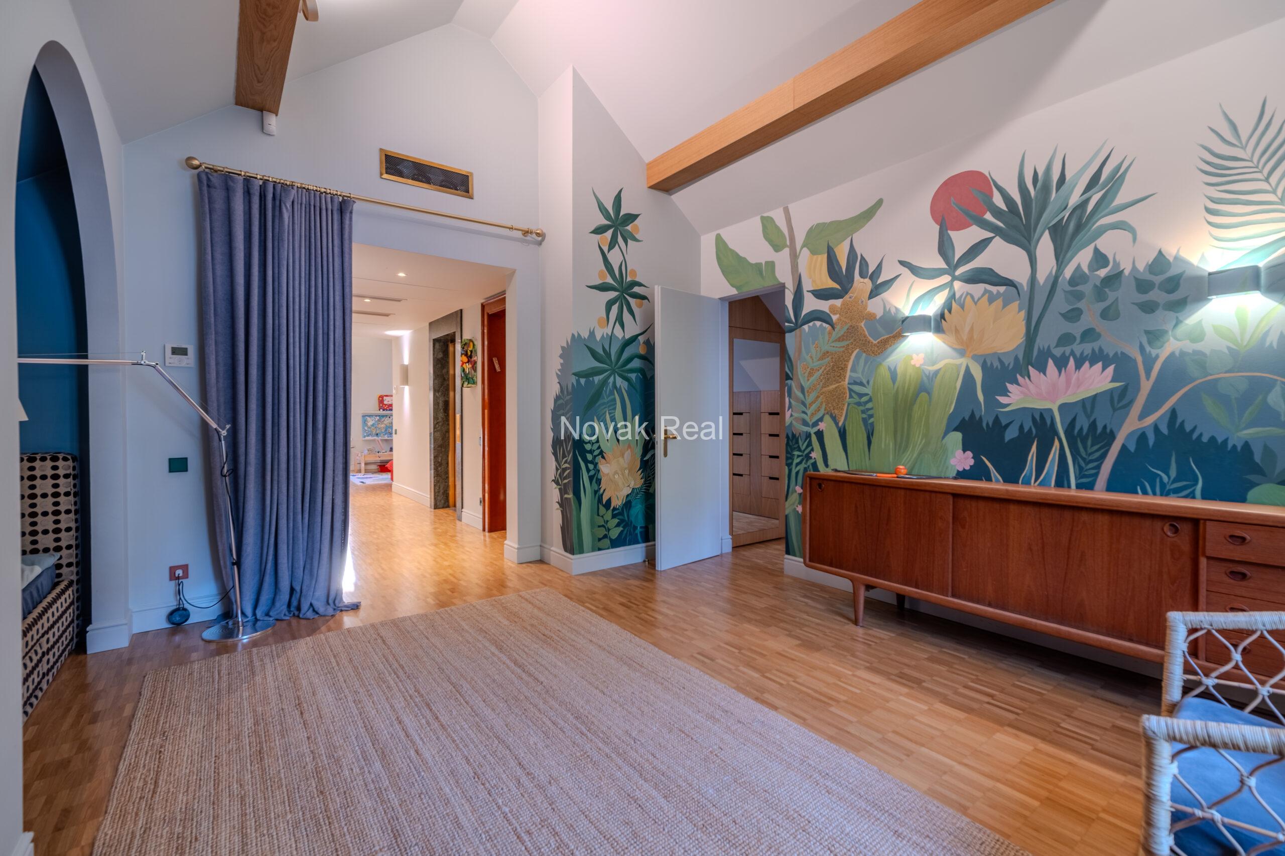 In Lielupe, close to the sea and a pine park, an elegant, renovated three-storey villa is offered for sale