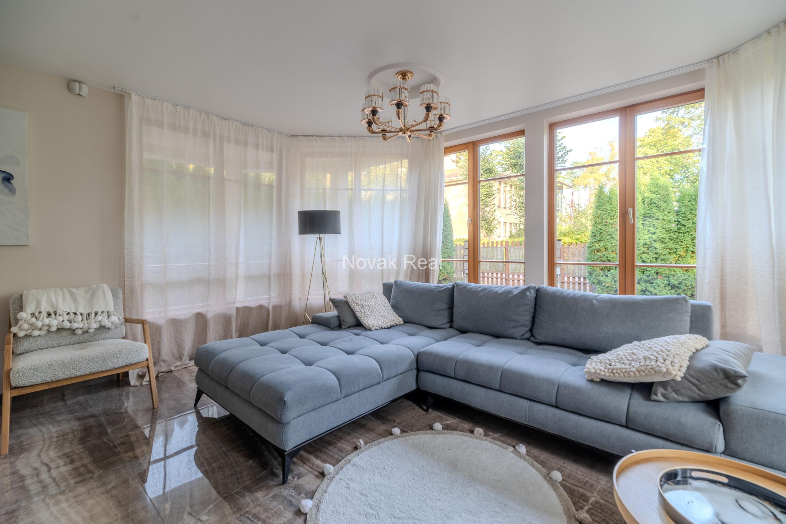 In Bulduri, on the first line to the sea, a modern and cozy townhouse is for sale