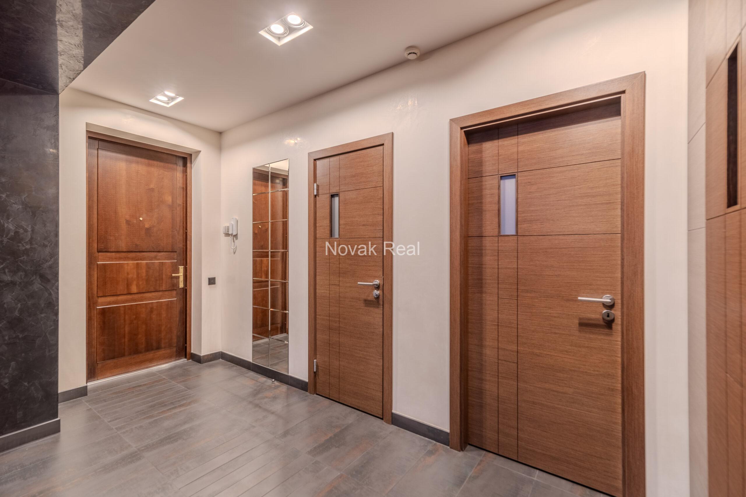 A spacious five-room attic apartment is offered for sale in the Quiet Centre of Riga
