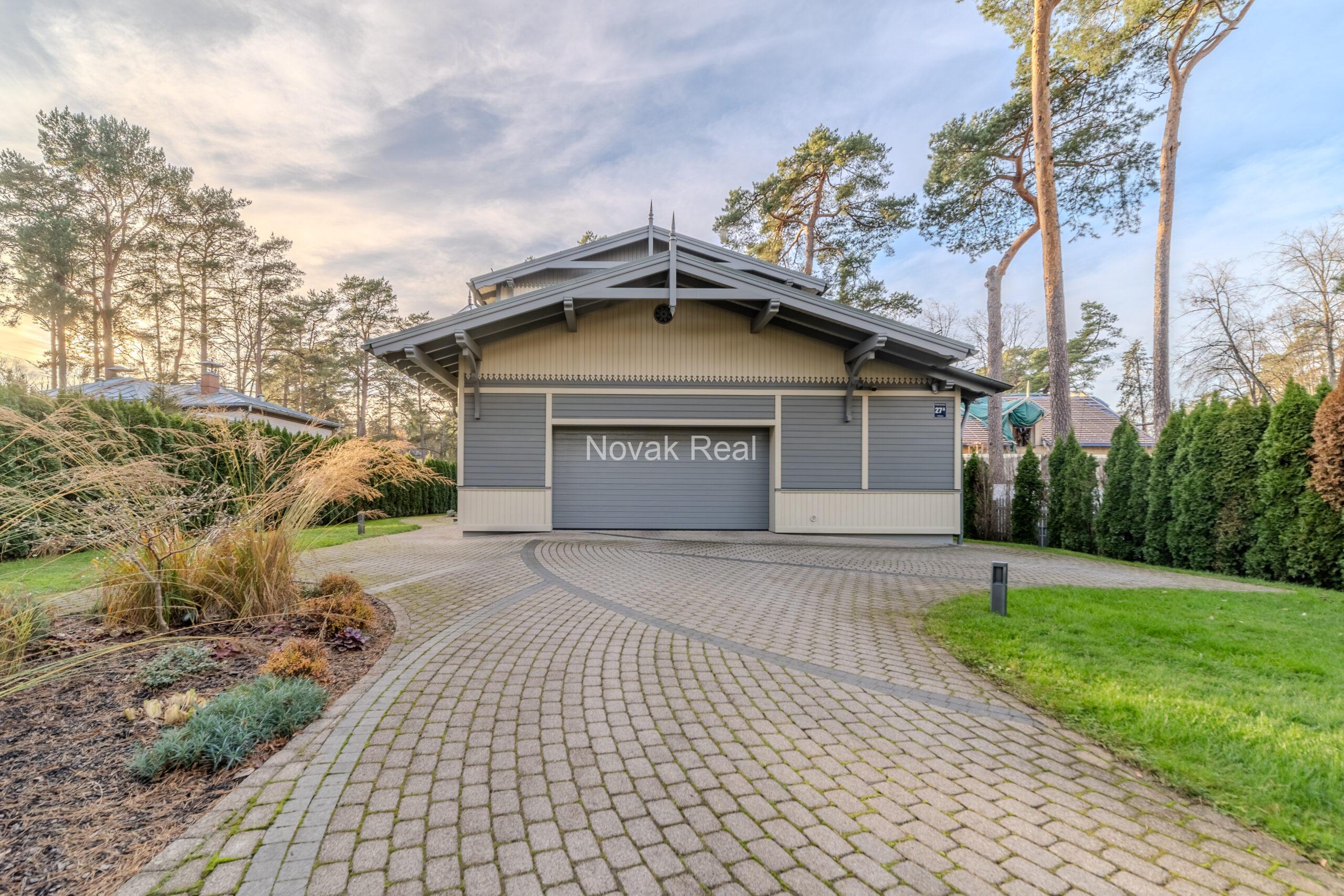A new house is for sale, designed in the style of Jūrmala’s neoclassical architecture