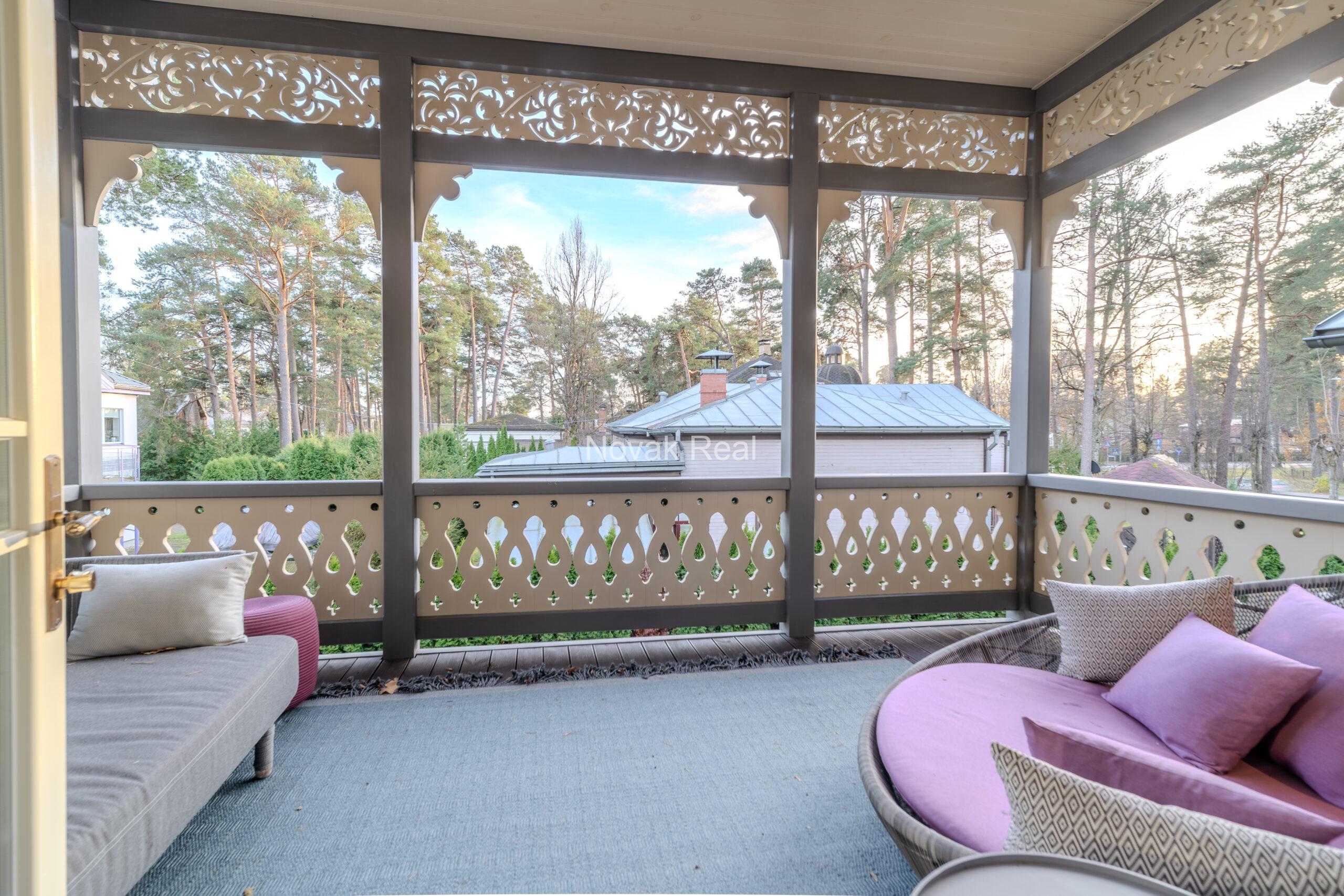 A new house is for sale, designed in the style of Jūrmala’s neoclassical architecture