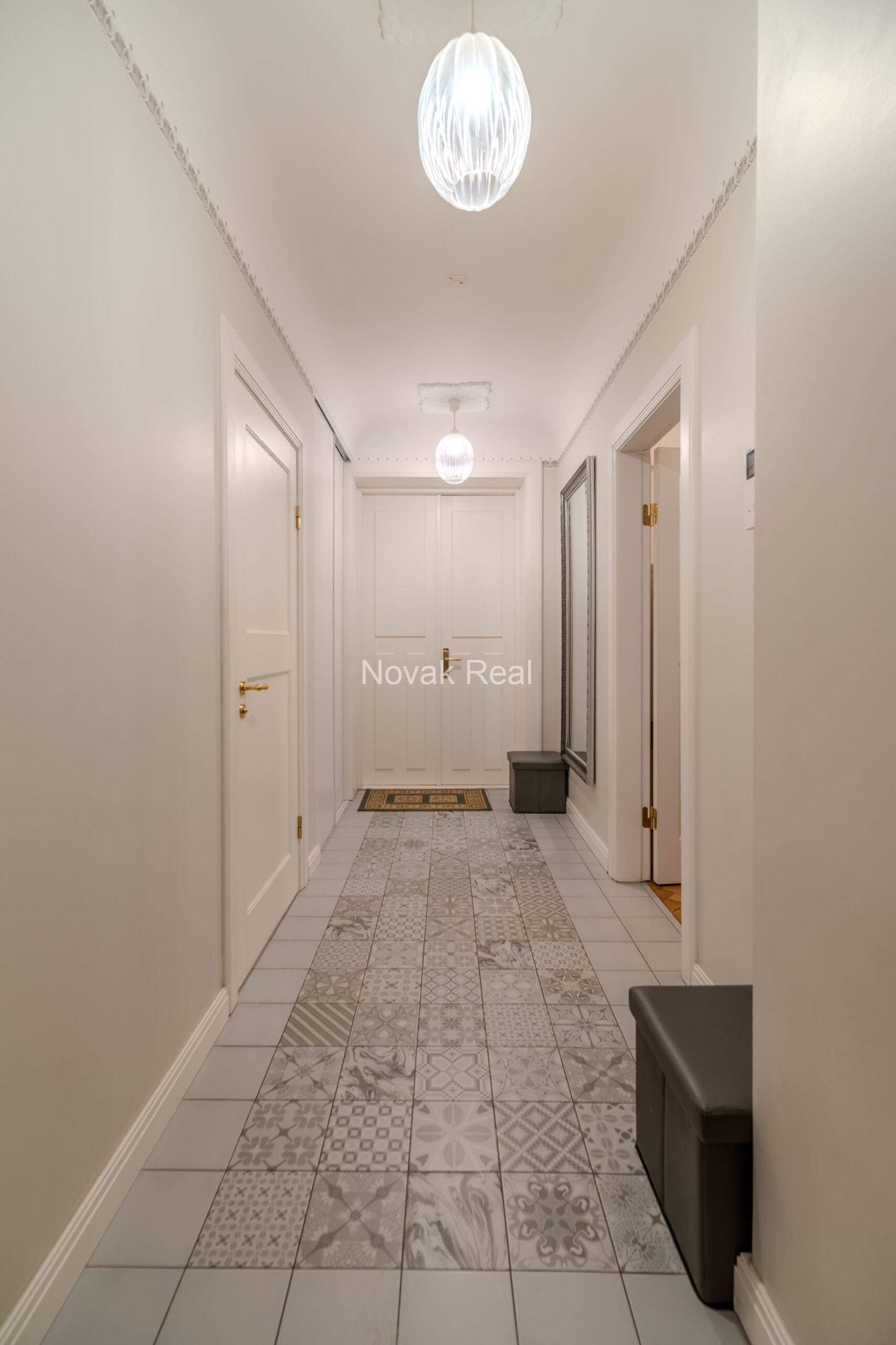 Two-room apartment with a balcony on the facade in a prestigious embassy district