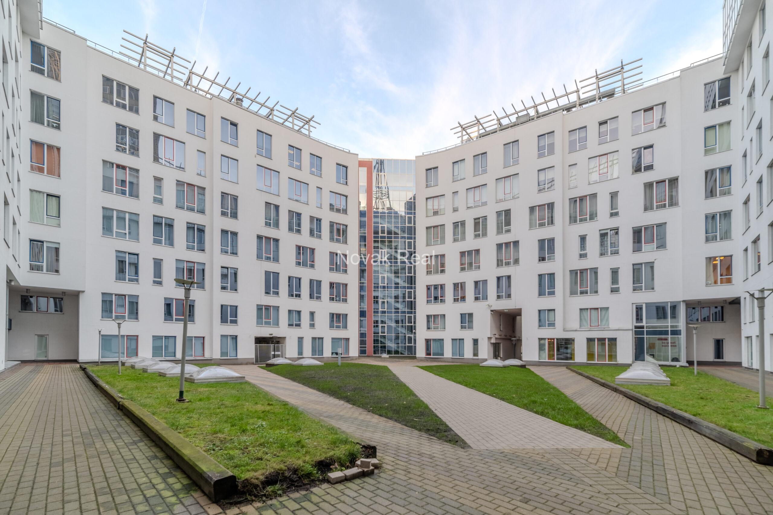 A three-room apartment is offered for sale in the city center with a river view