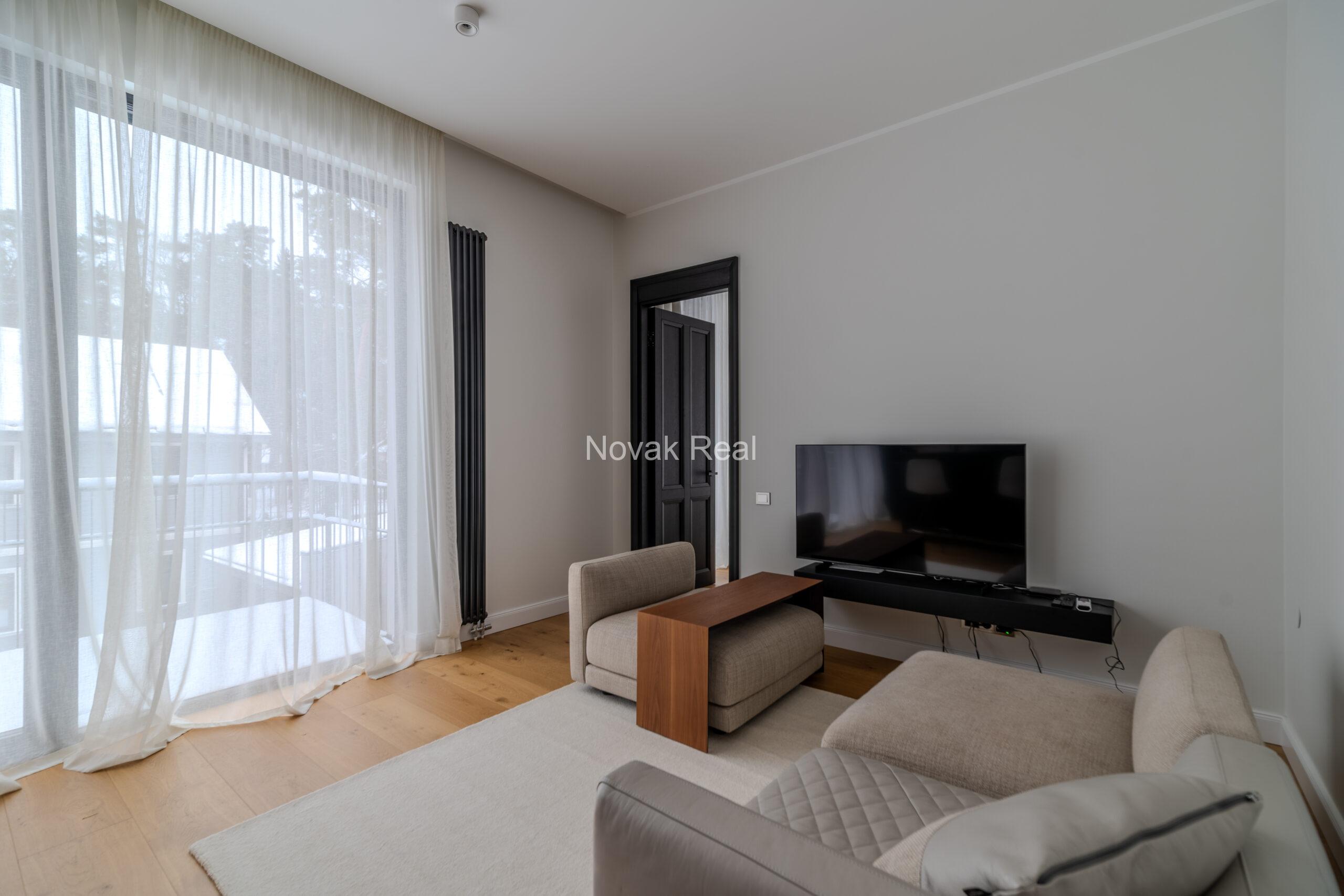A three-room apartment is offered for sale in a modern and stylish residential project, located just 300 meters from the sea