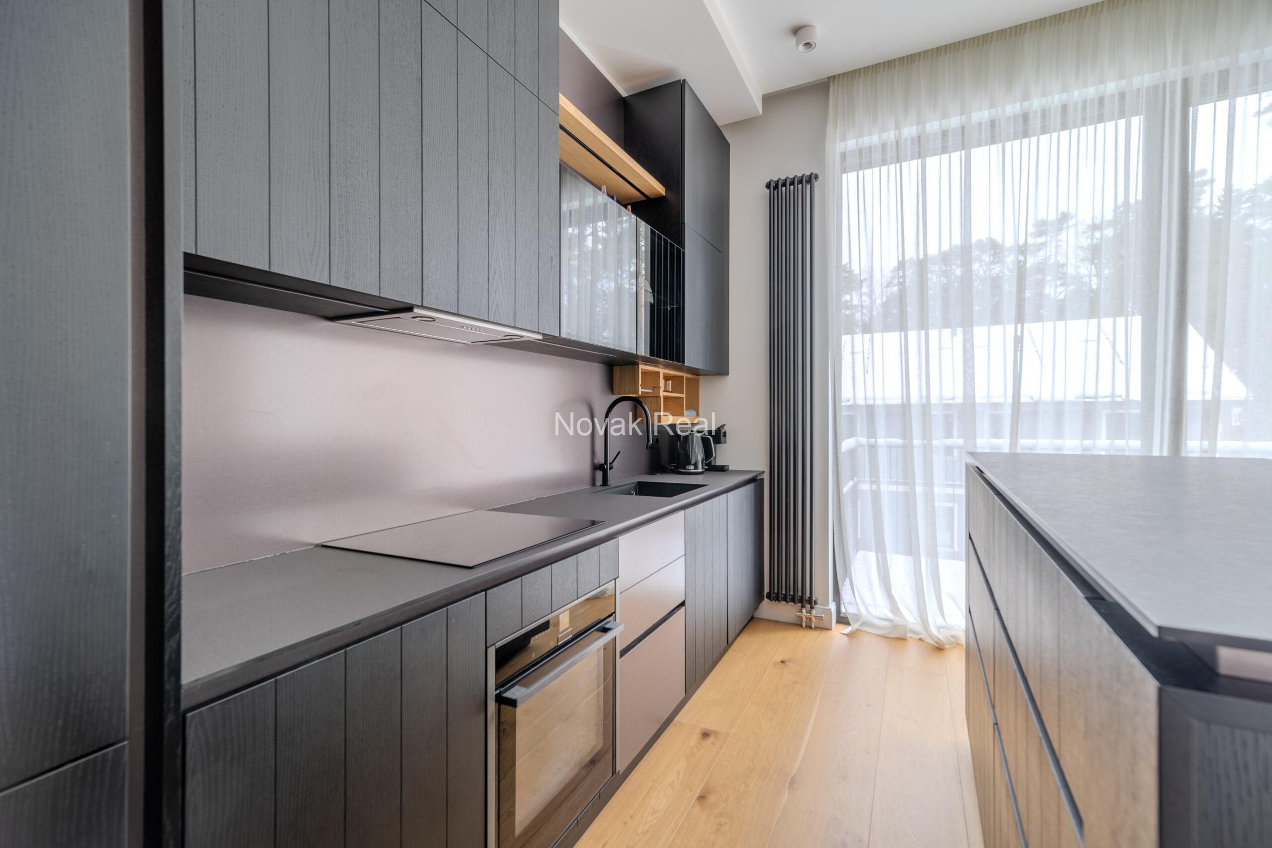 A three-room apartment is offered for sale in a modern and stylish residential project, located just 300 meters from the sea
