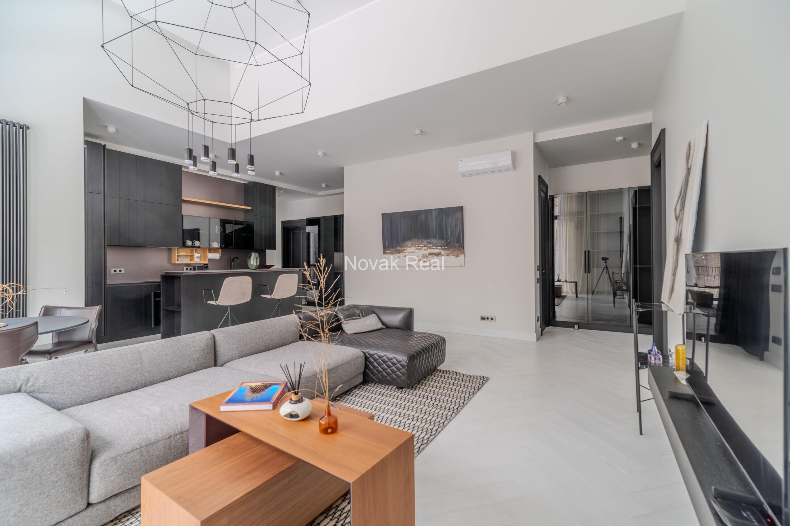 An exclusive apartment is offered for sale and for rent in a new, stylish club-type residential building