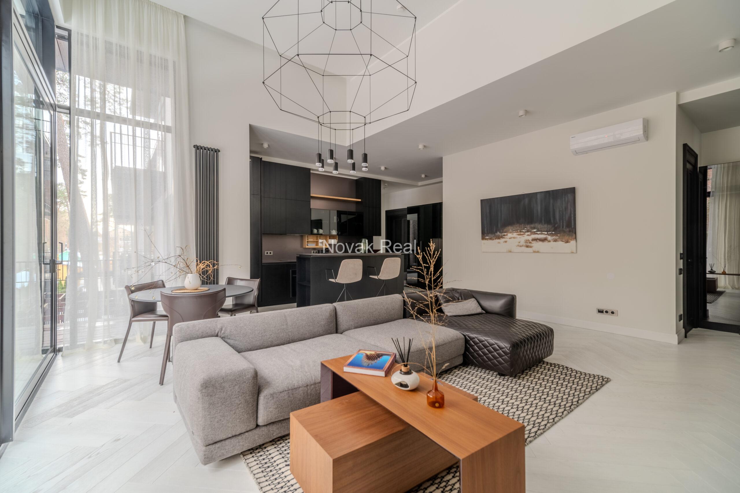 An exclusive apartment is offered for sale and for rent in a new, stylish club-type residential building